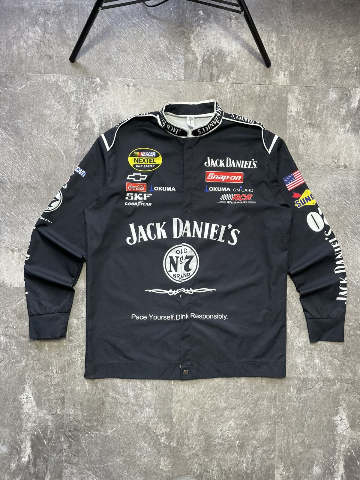 NASCAR Jack Daniels JH Design Nascar Racing Light Jacket Size US L / EU 52-54 / 3 - 1 Thumbnail