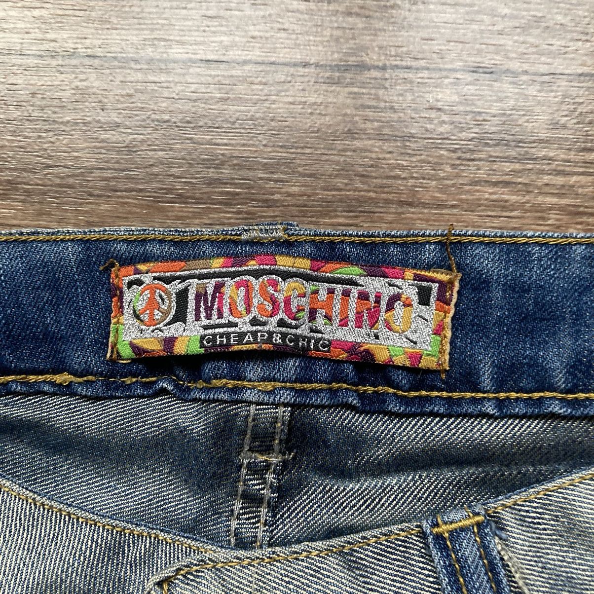 Moschino × Vintage Vintage Y2K Moschino Cheap & Chic 80’s Jeans Size 29" - 8 Thumbnail