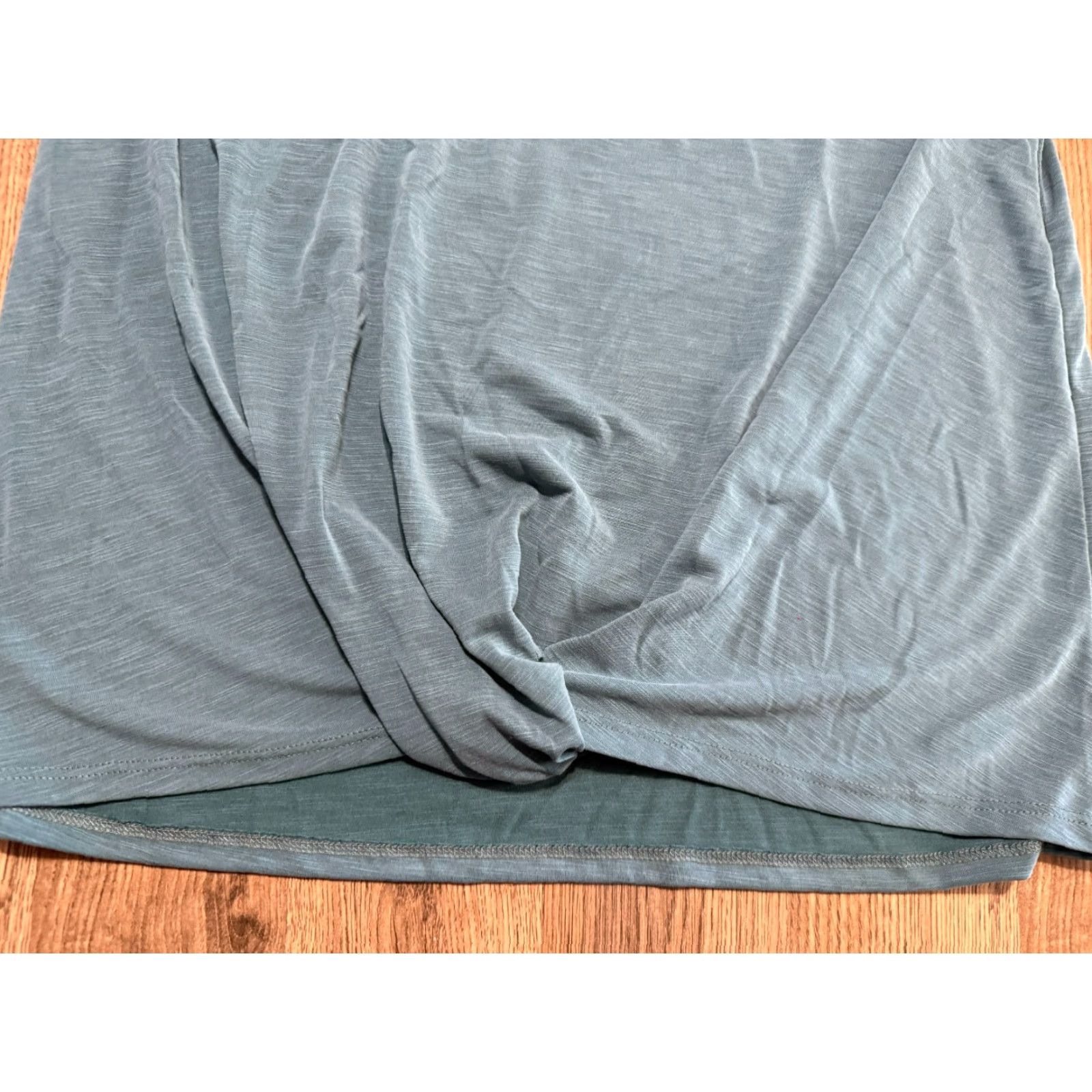 Vintage Green Envelope Shirt Women Medium Green Short Sleeve Casual Basic Tee Size M / US 6-8 / IT 42-44 - 6 Thumbnail