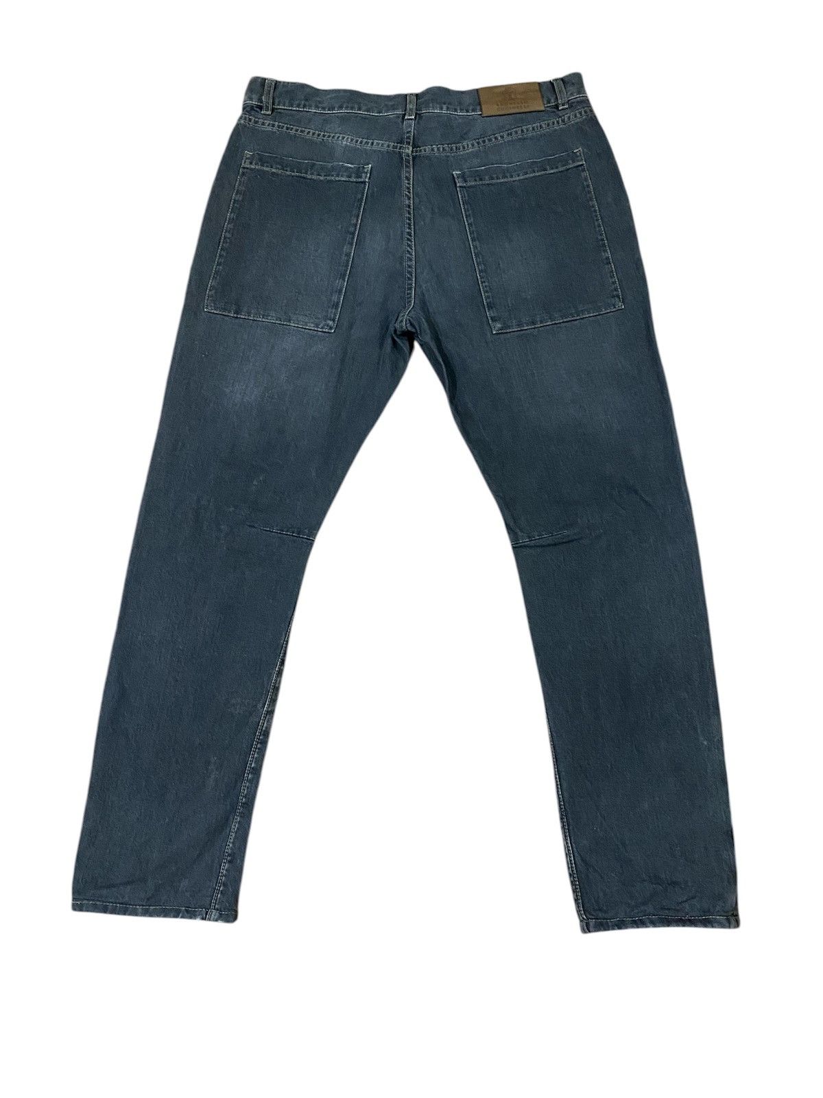 Brunello Cucinelli Brunello Cucinelli Dark Wash Smoky Black Distressed Jeans Size US 34 / EU 50 - 3 Thumbnail