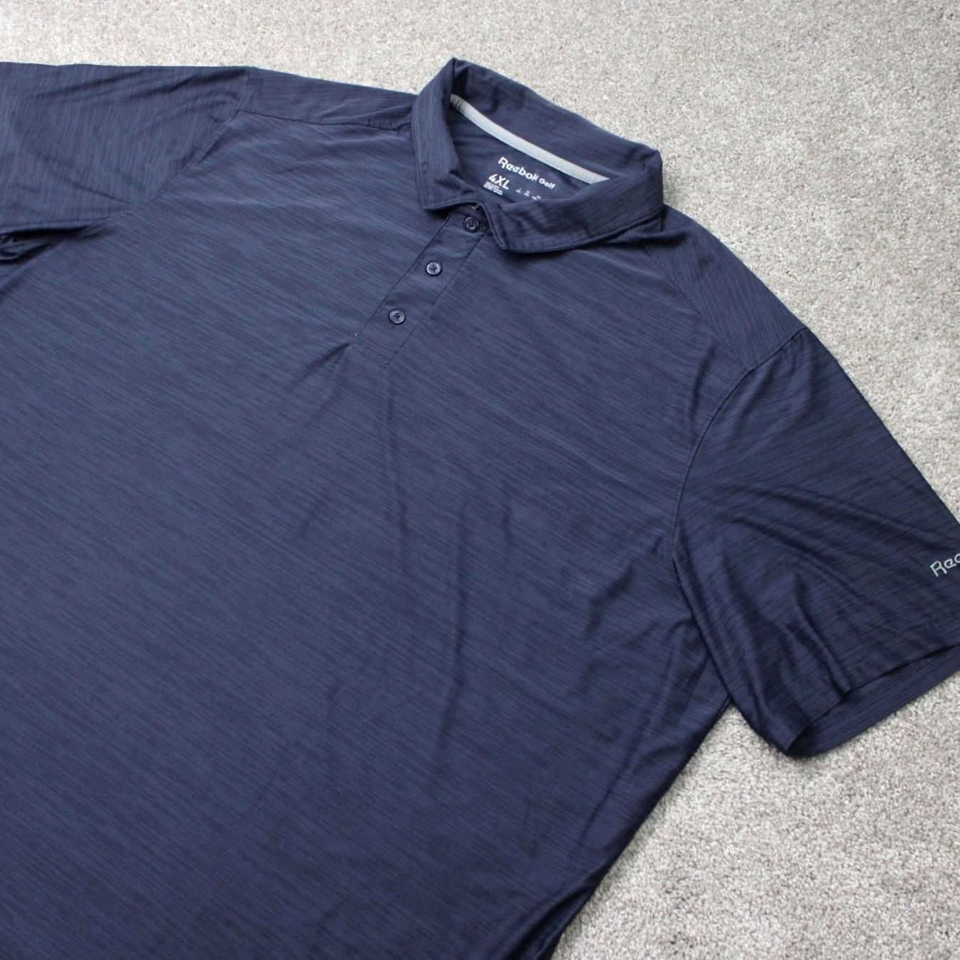 Reebok Reebok Golf Polo Shirt Mens 4XL Blue Polyester Stretch Short Sleeve Polo Size US XXL / EU 58 / 5 - 2 Thumbnail