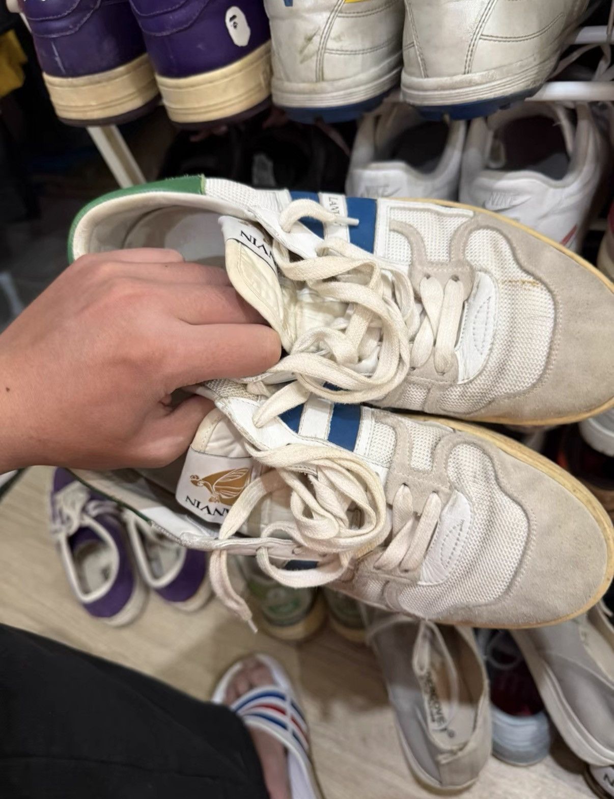 Lanvin Lanvin Clay Sneakers Size US 8 / EU 41 - 2 Thumbnail