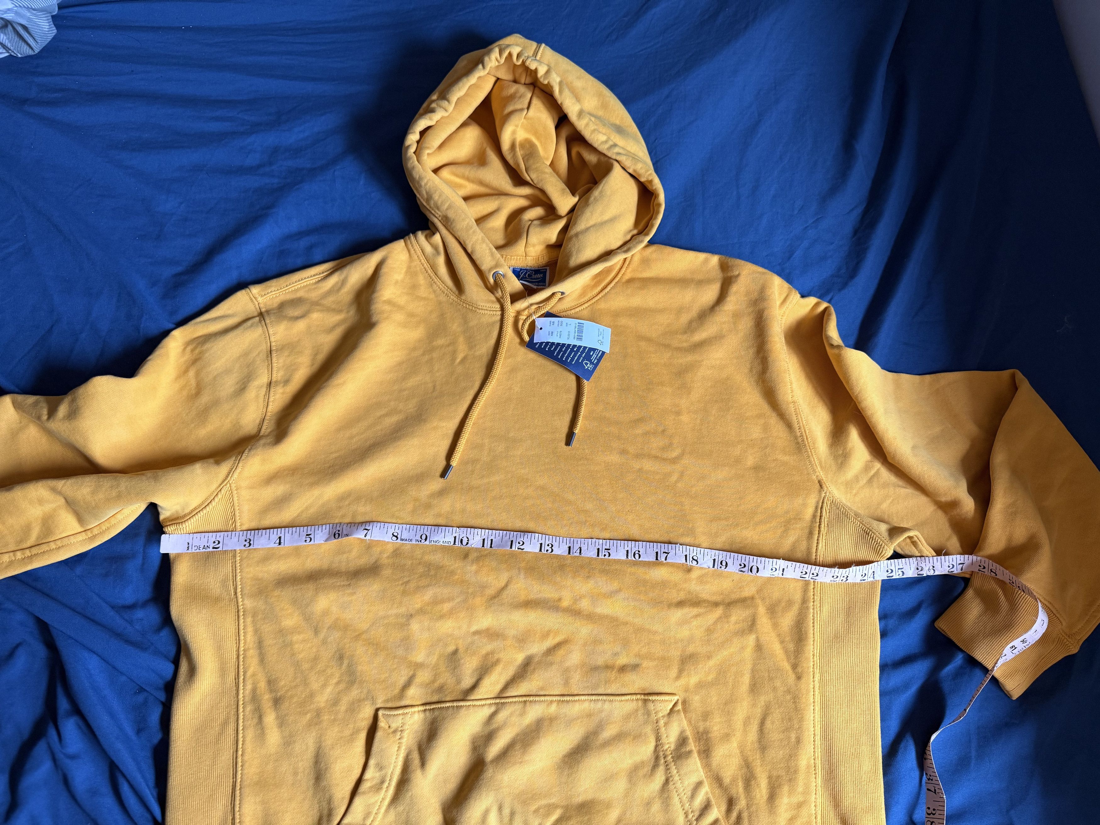J.Crew J. Crew Garment-dyed french terry hoodie sweatshirt GOLD Size US L / EU 52-54 / 3 - 2 Thumbnail