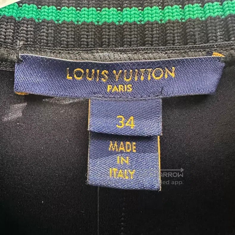 Louis Vuitton Louis Vuitton Contrasting stripe-trimmed short-sleeve dres Size XXS / US 00 / IT 34 - 6 Thumbnail