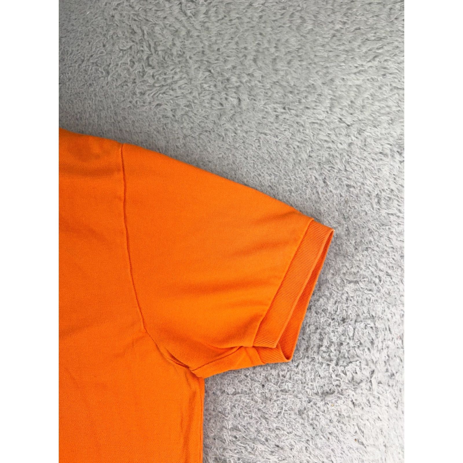 Ralph Lauren VINTAGE Ralph Lauren Polo Shirt XL Orange Striped Cotton Short Sleeve Casual Mens Size US XL / EU 56 / 4 - 2 Thumbnail