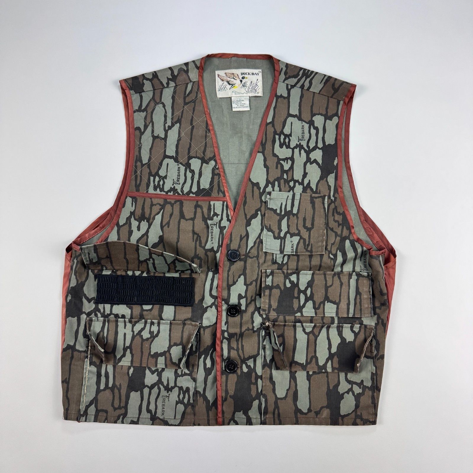 Vintage Vintage Trebark Camo Hunting Vest L Utility Duck Bay Size US L / EU 52-54 / 3 - 2 Thumbnail