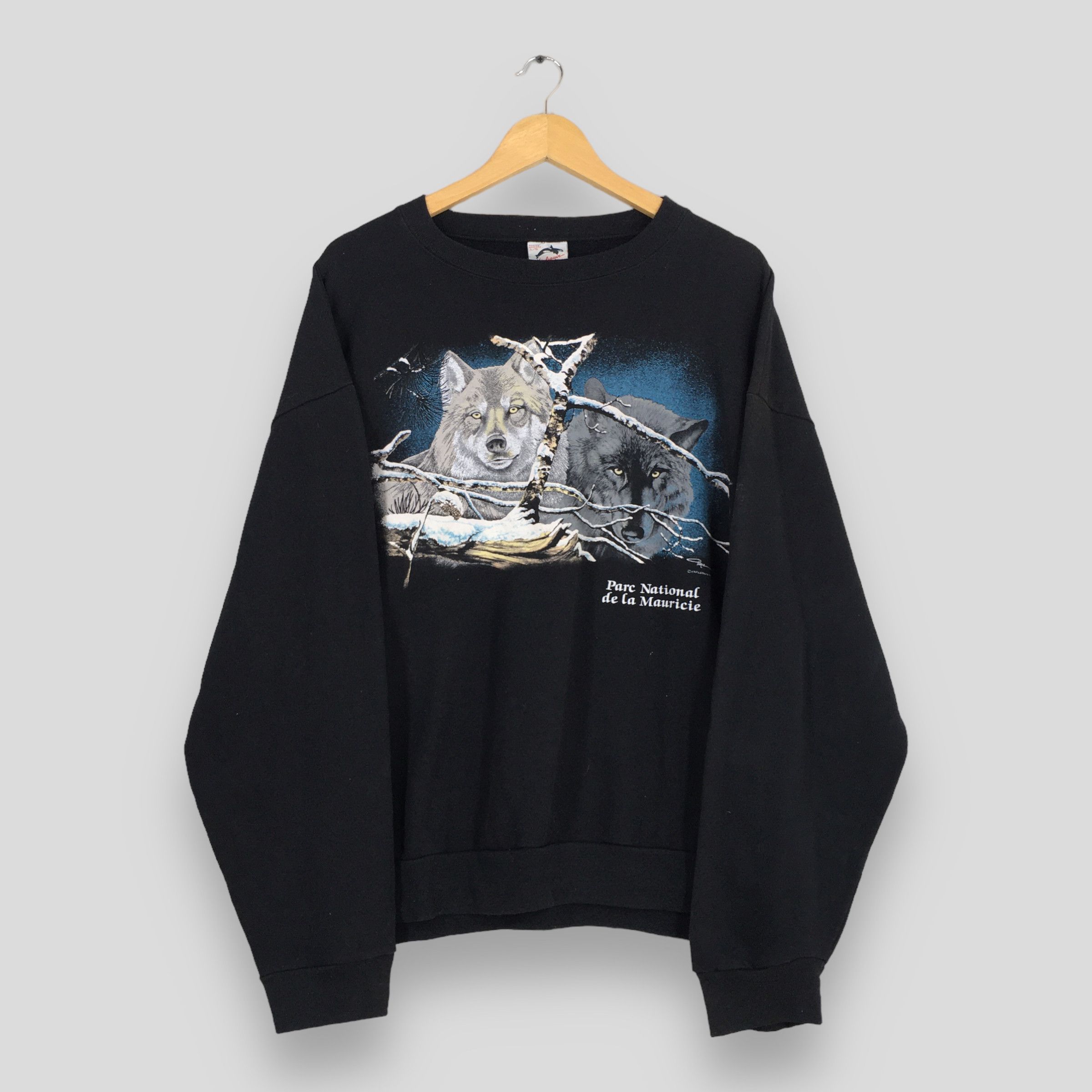 Habitat × Vintage Vintage 90s La Mauricie National Park Sweatshirt Large Size US L / EU 52-54 / 3 - 1 Thumbnail