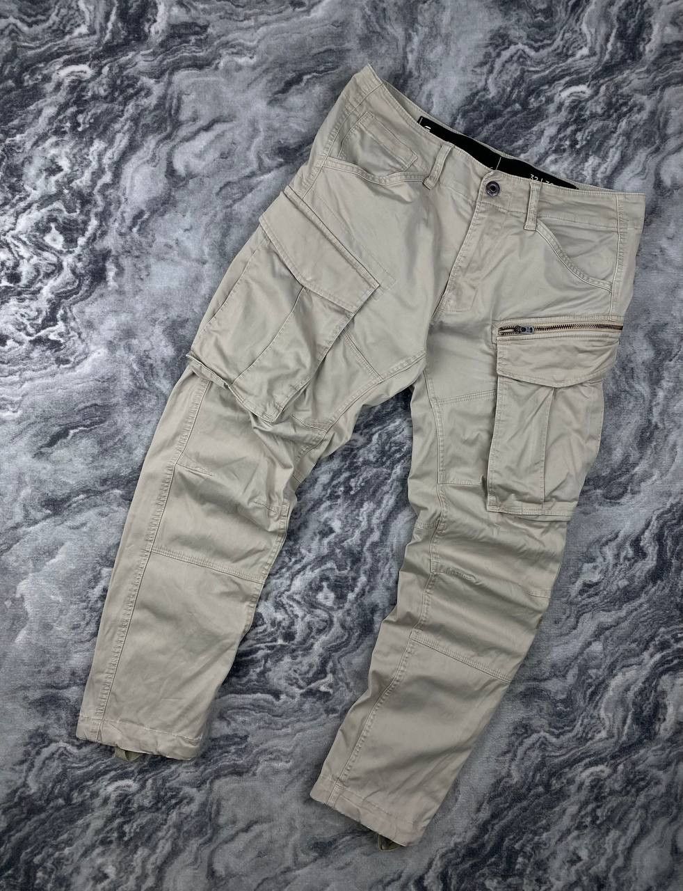 G-Star G-Star RAW Rovic Zip 3D Regular Tapered Cargo Pants Size US 32 / EU 48 - 1 Thumbnail