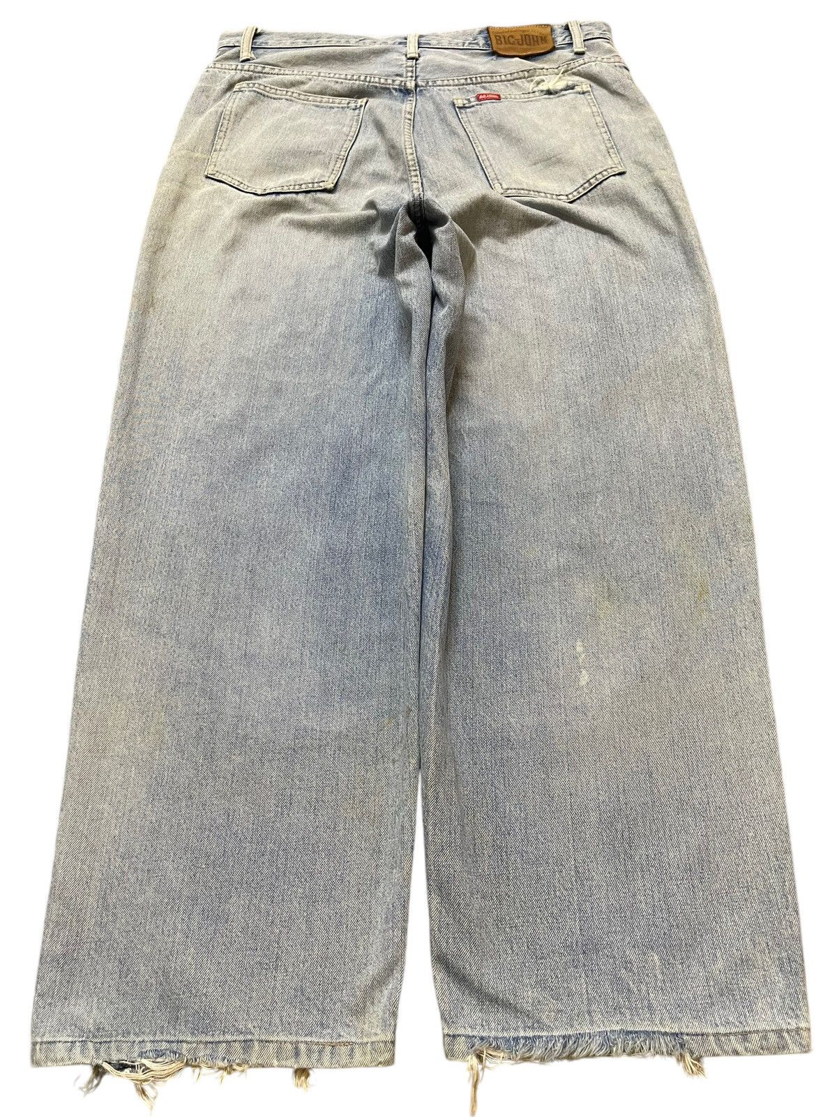 Big John Vintage Big John Faded Wash Distressed Style Baggy Jeans Size US 34 / EU 50 - 2 Thumbnail