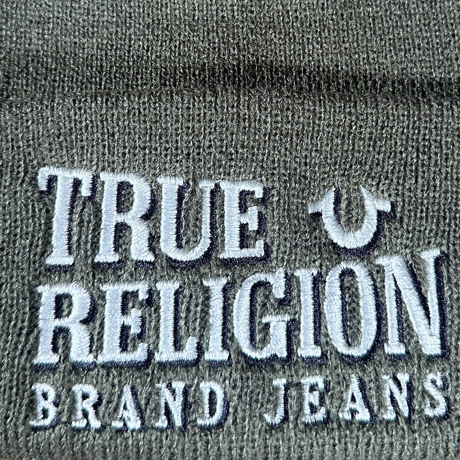 True Religion Kalamata Tribal Embroidered Beanie Size ONE SIZE - 3 Thumbnail