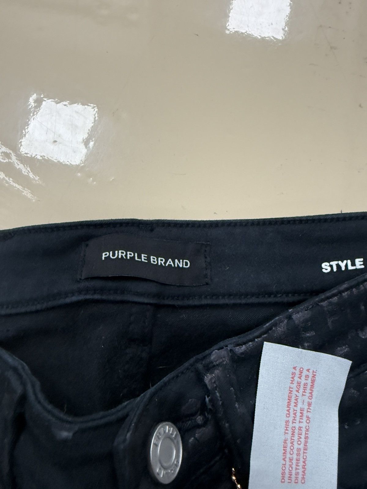Other Purple Brand Sateen Black Jeans Size 26" / US 2 / IT 38 - 3 Thumbnail