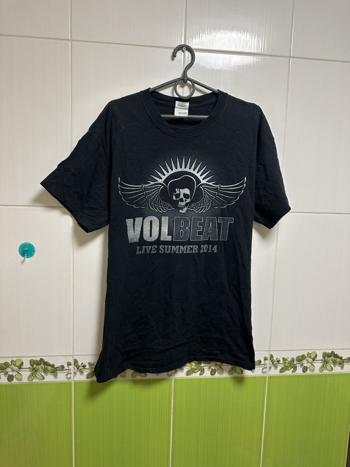 Band Tees Volbeat Rock Band Summer Live 2014 T-Shirt In Black Size US L / EU 52-54 / 3 - 1 Thumbnail