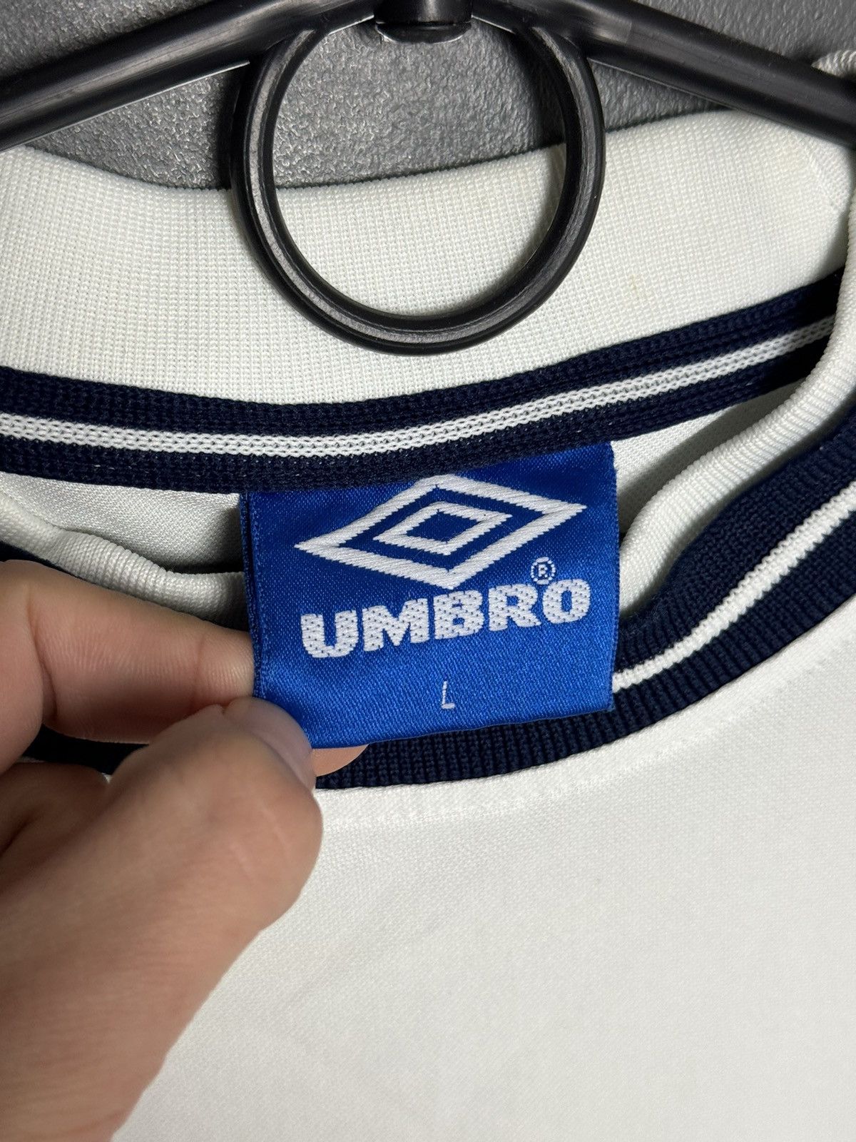 Umbro England National Team 99/01 Home Football Jersey T-Shirt Size US L / EU 52-54 / 3 - 16 Thumbnail