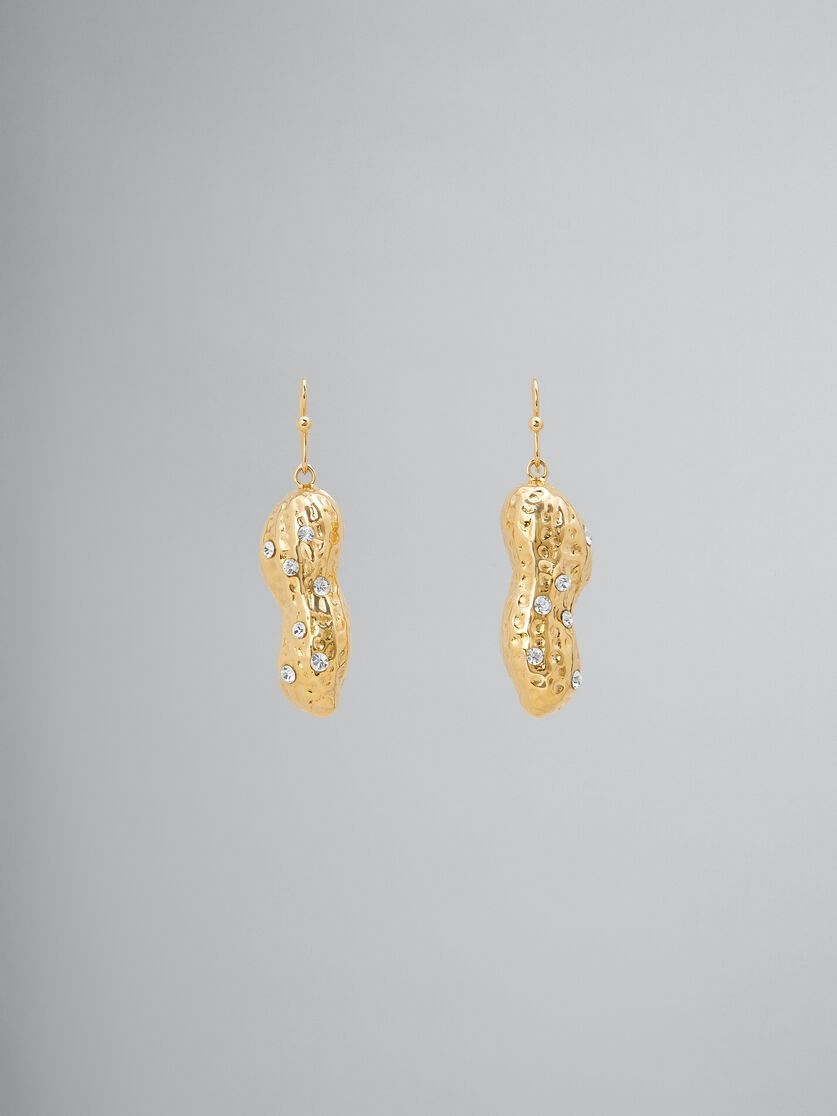 Marni o1w1db10125 Size:OS/Peanut Drop Earrings in Gold Size ONE SIZE - 2 Thumbnail