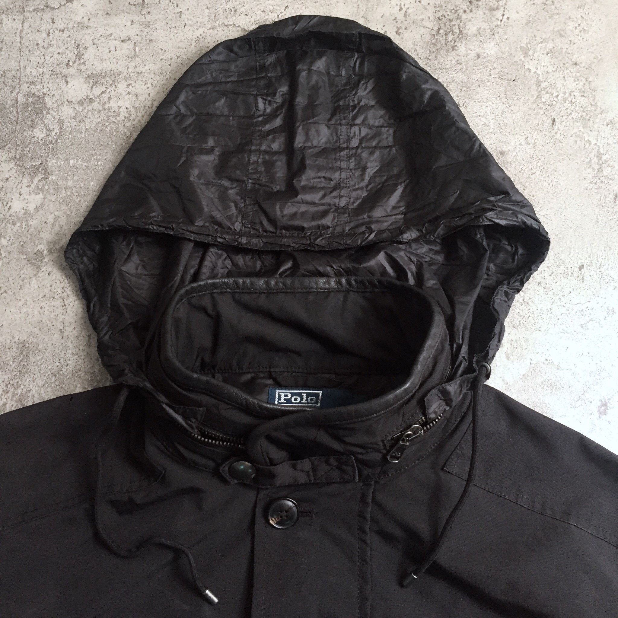 Polo Ralph Lauren 90s Polo RL Utility Multipocket Jacket With Leather Details Size US M / EU 48-50 / 2 - 5 Thumbnail