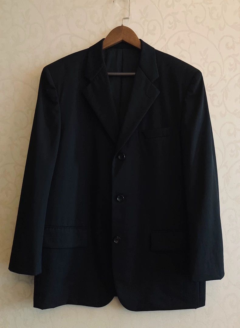 Comme des Garcons Comme des Garcons wool flat lapel collar three-button suit- Size US S / EU 44-46 / 1 - 1 Thumbnail