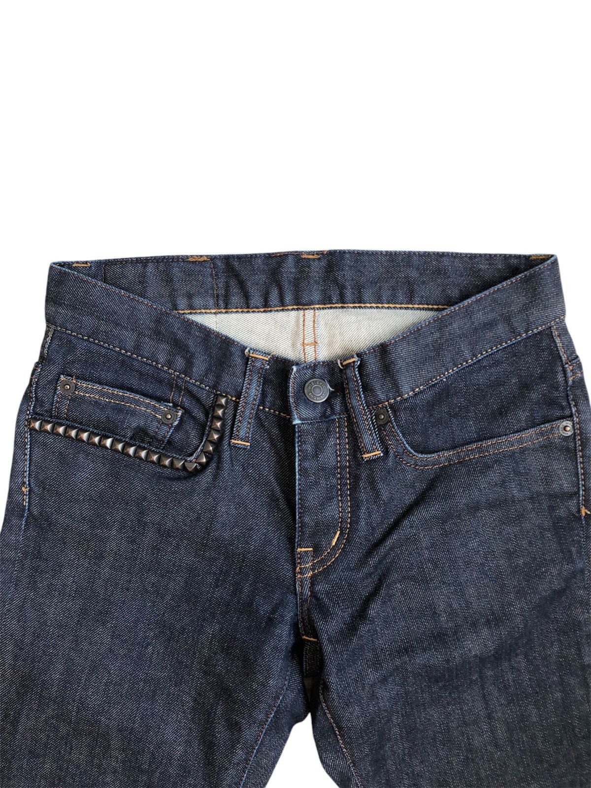 Hysteric Glamour × Japanese Brand × Vintage Hysteric Glamour blue studded jeans Size 26" / US 2 / IT 38 - 3 Thumbnail