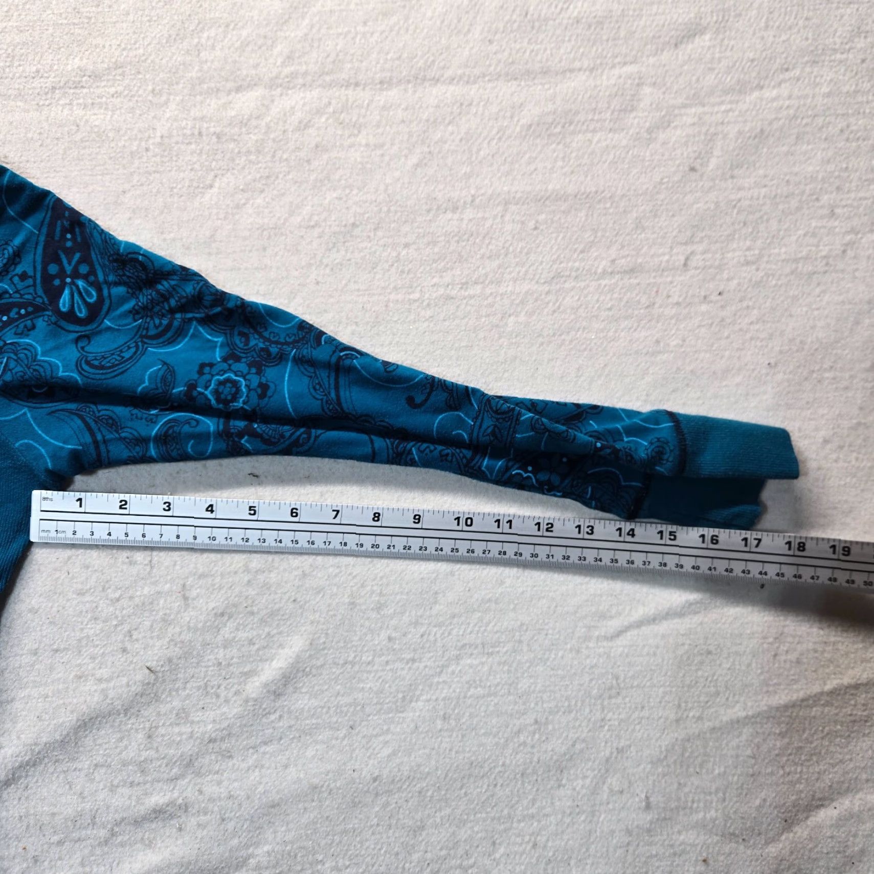 Vintage Danskin Now Blue Paisley Full Zip Sweater Women L Size L / US 10 / IT 46 - 7 Thumbnail