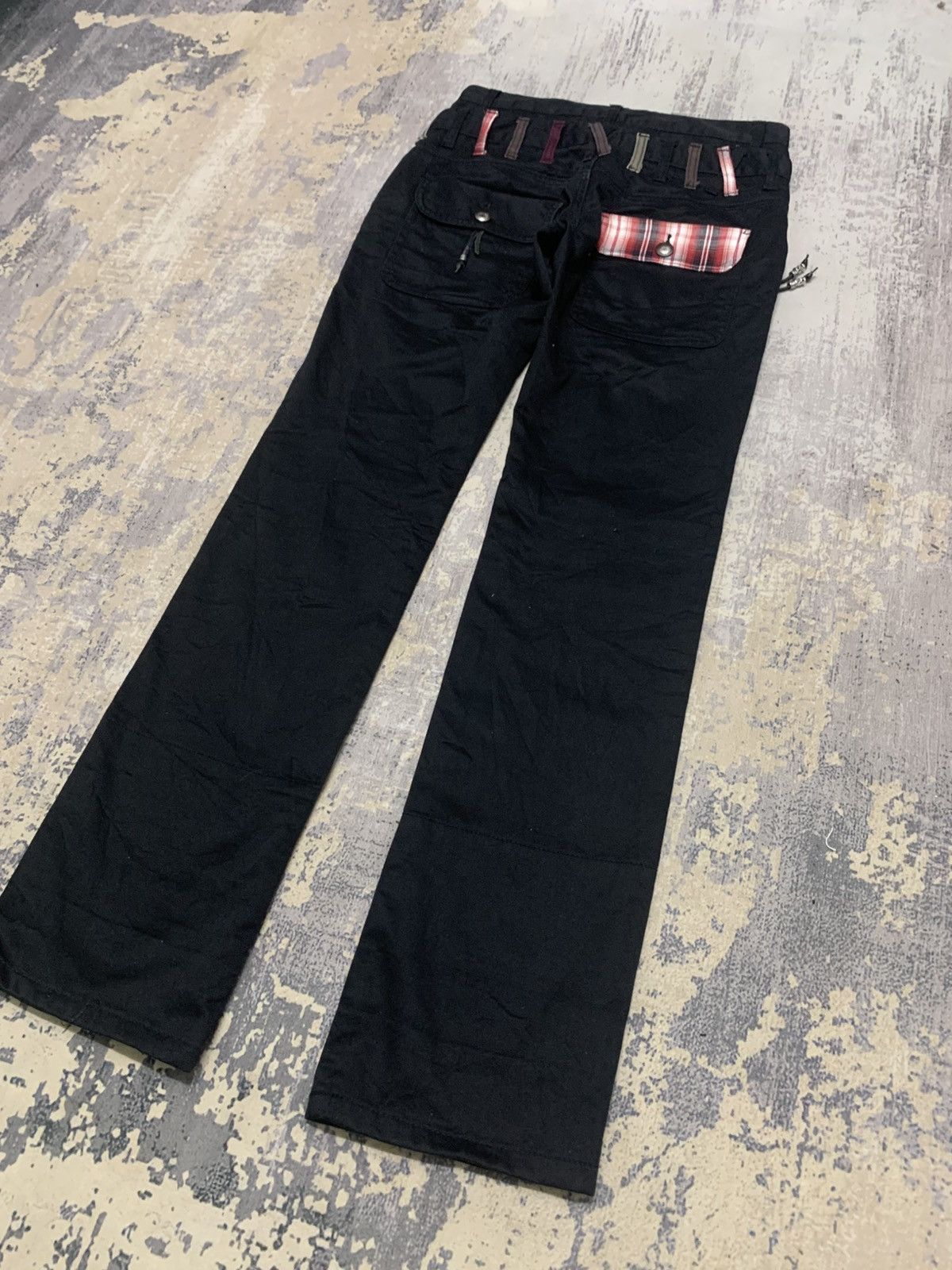 Japanese Brand Nylaus Japanese Brand Double Waist Punk Bondage Pants Size US 29 - 14 Thumbnail