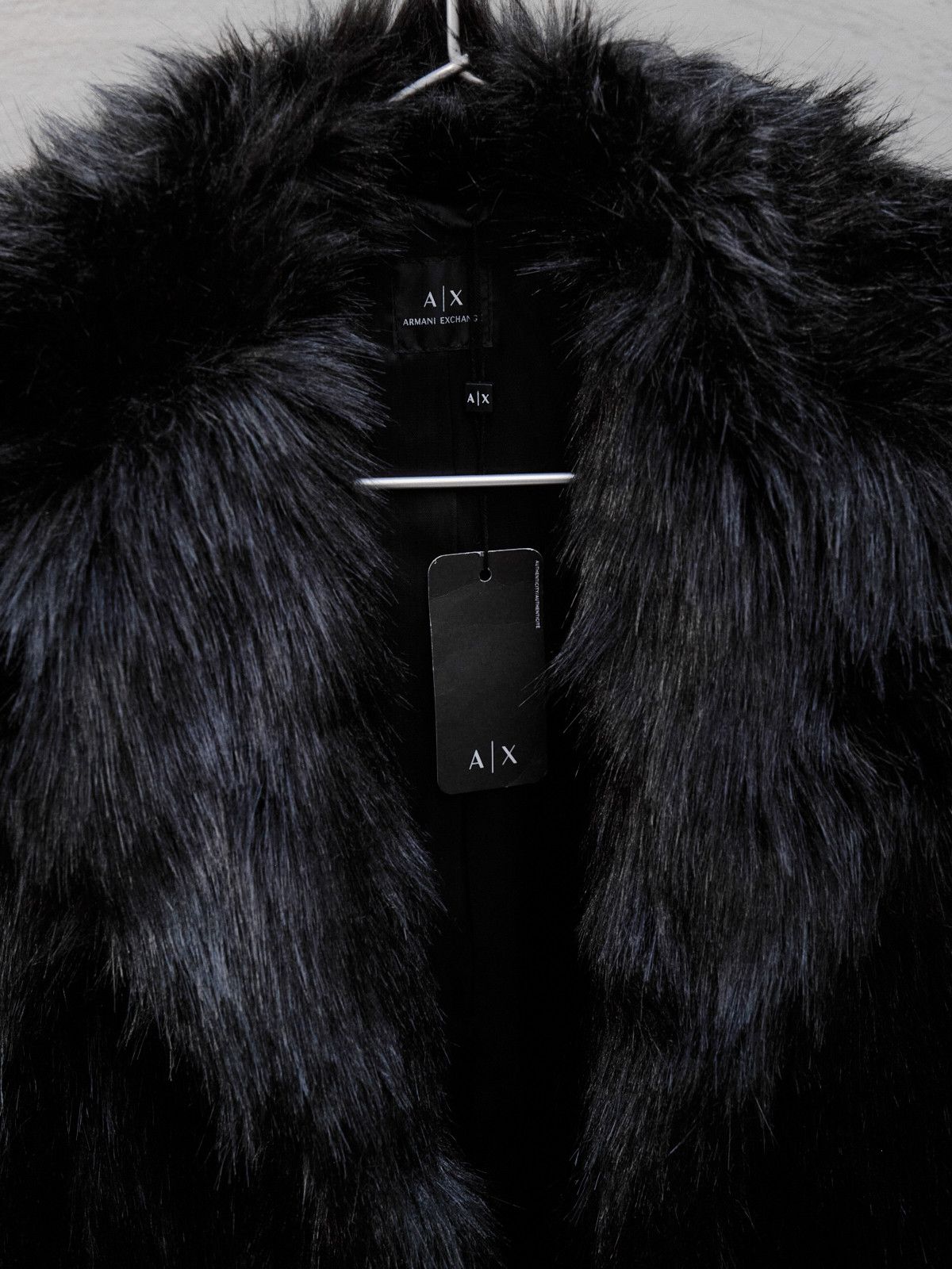 Armani Exchange Armani Exchange Artificial Fur Coat Size XS / US 0-2 / IT 36-38 - 3 Thumbnail