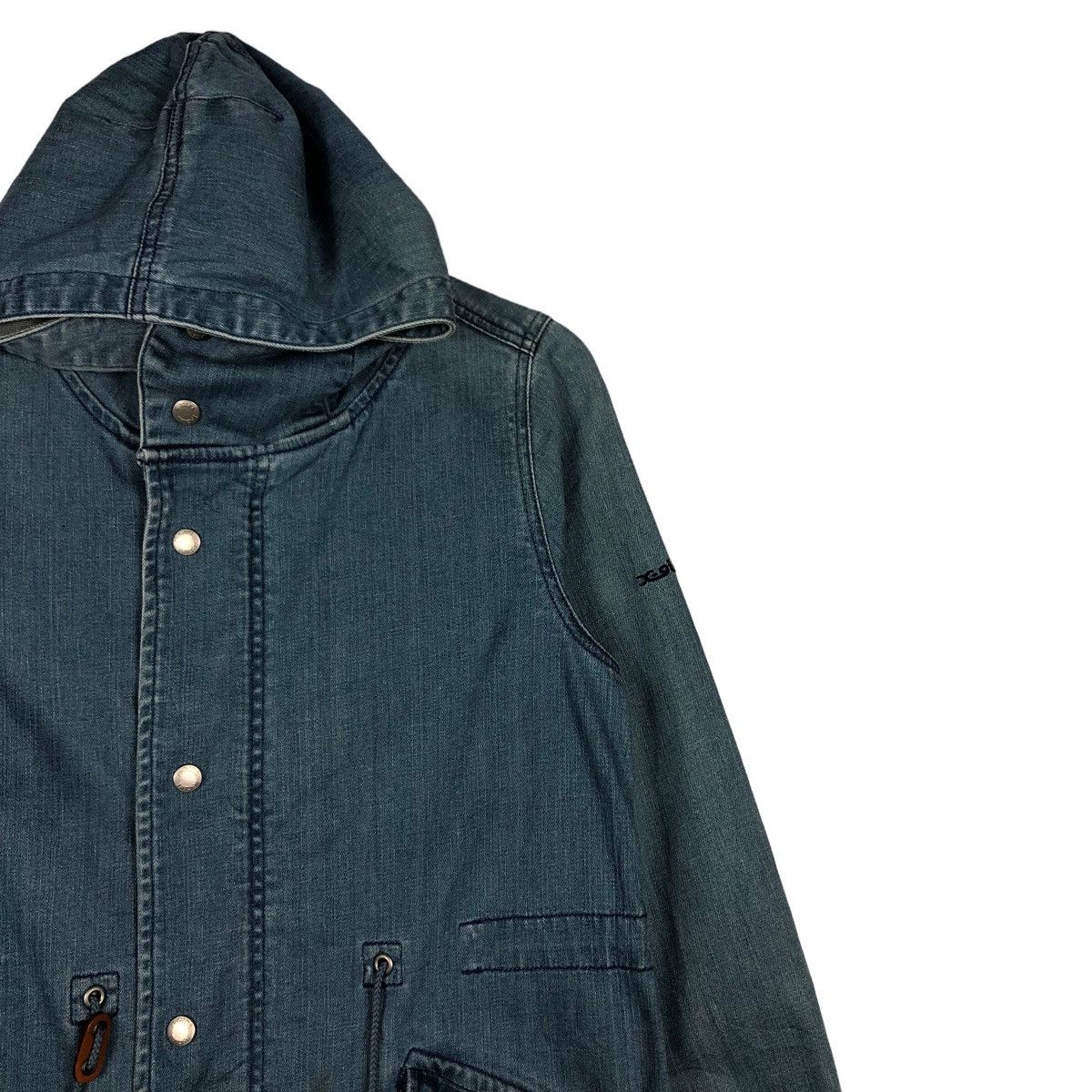 Hysteric Glamour 🔥Denim Bondage Biker Jacket Parachute X Girl Japan Size US S / EU 44-46 / 1 - 6 Thumbnail