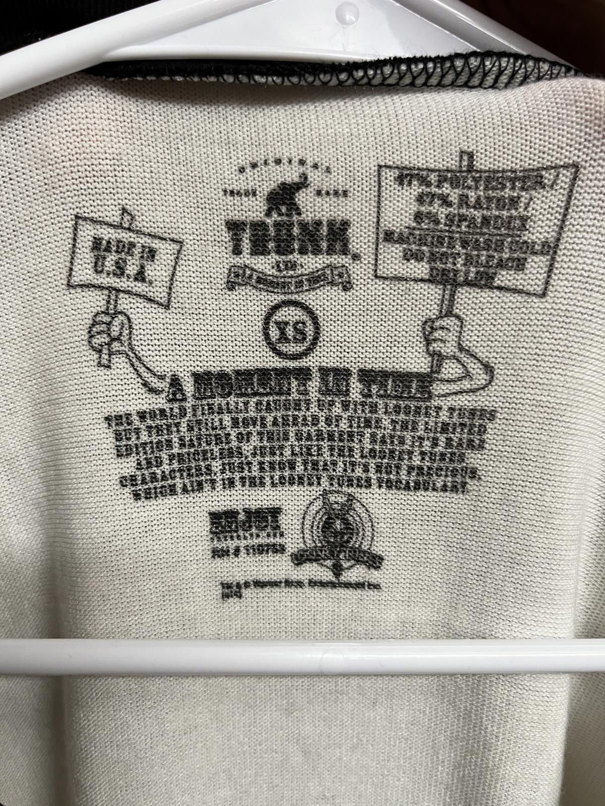 Trunk Ltd Rare Trunk LTD x Looney Tunes Character Skull Womens Shirt Size XS / US 0-2 / IT 36-38 - 2 Thumbnail