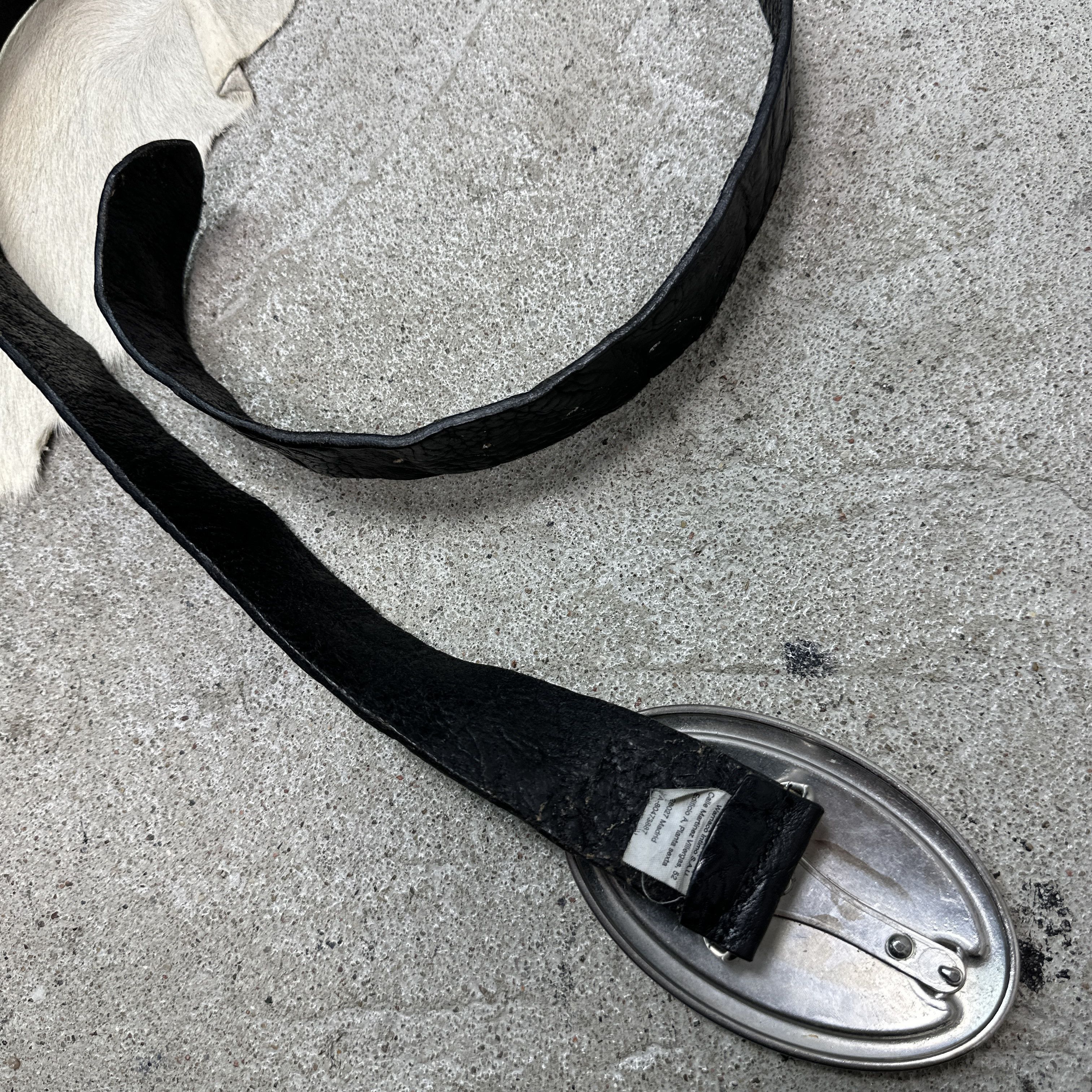 Calvin Klein Vintage Avant Garde Leather Calvin Klein 00s Belt Size ONE SIZE - 6 Thumbnail