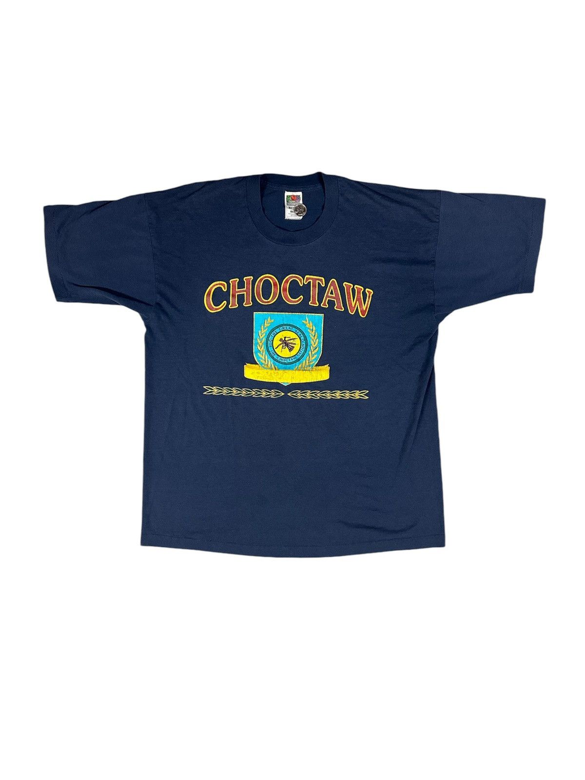 Fruit Of The Loom × Vintage Vintage 90s Choctaw Proud Tee Size XL Size US XL / EU 56 / 4 - 1 Thumbnail