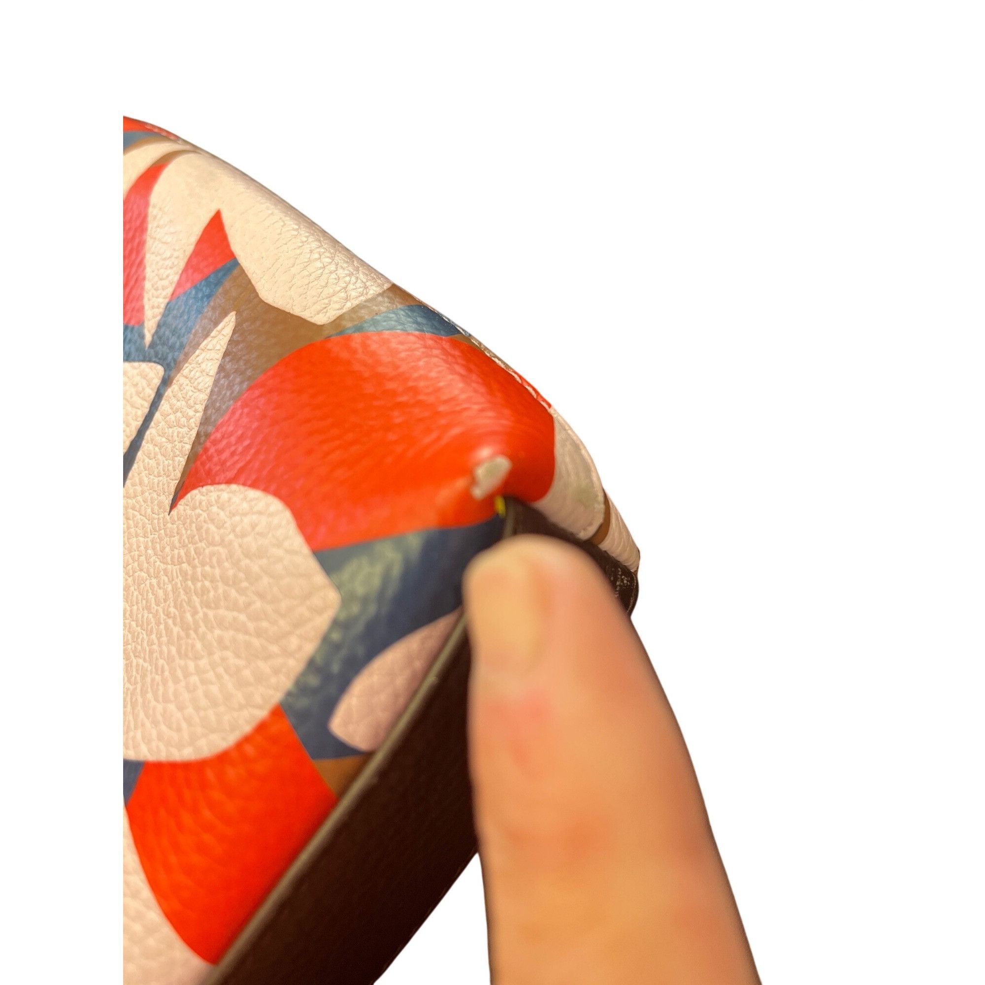 Kate Spade Kate Spade NY woms blue red floral crossbody handbag 9.5"x10 Size ONE SIZE - 7 Thumbnail