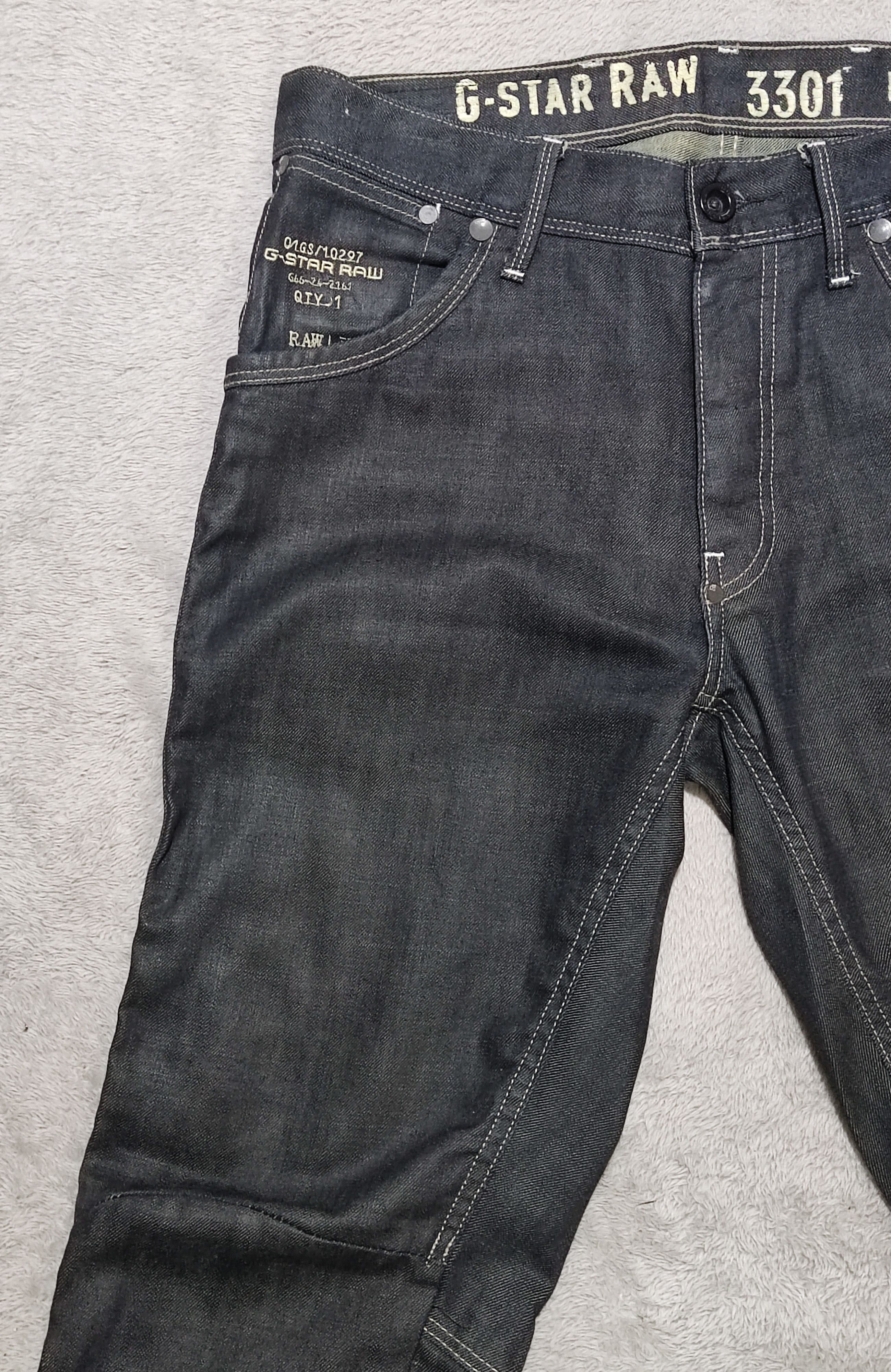 G-Star G-Star Dark Indigo Denim Reinforced Knee Panel Biker Style Size US 34 / EU 50 - 6 Thumbnail