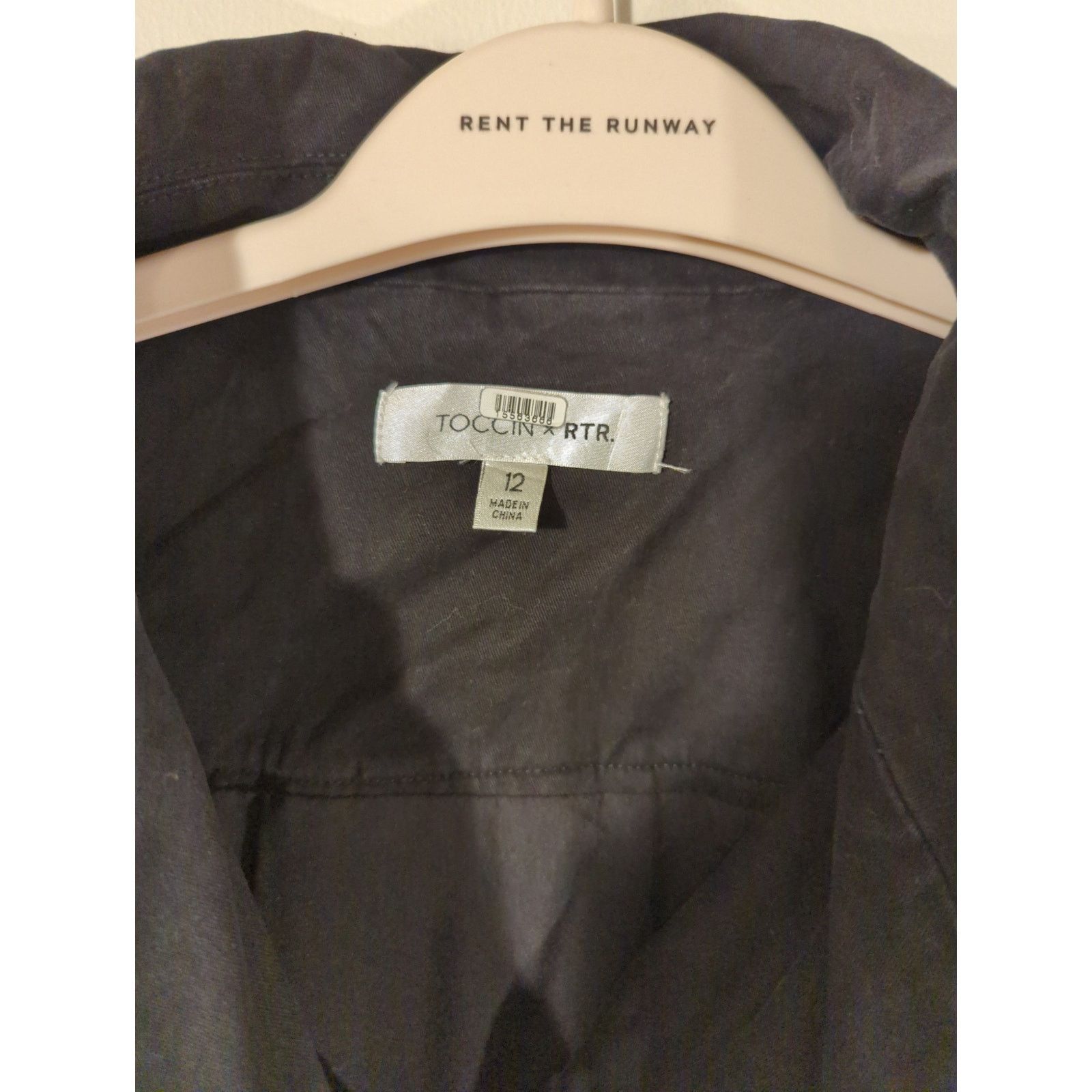 Other RTR Toccin x RTR Sz 12 Black Trench Blazer Wrap Mini Dress Size XL / US 12-14 / IT 48-50 - 5 Thumbnail
