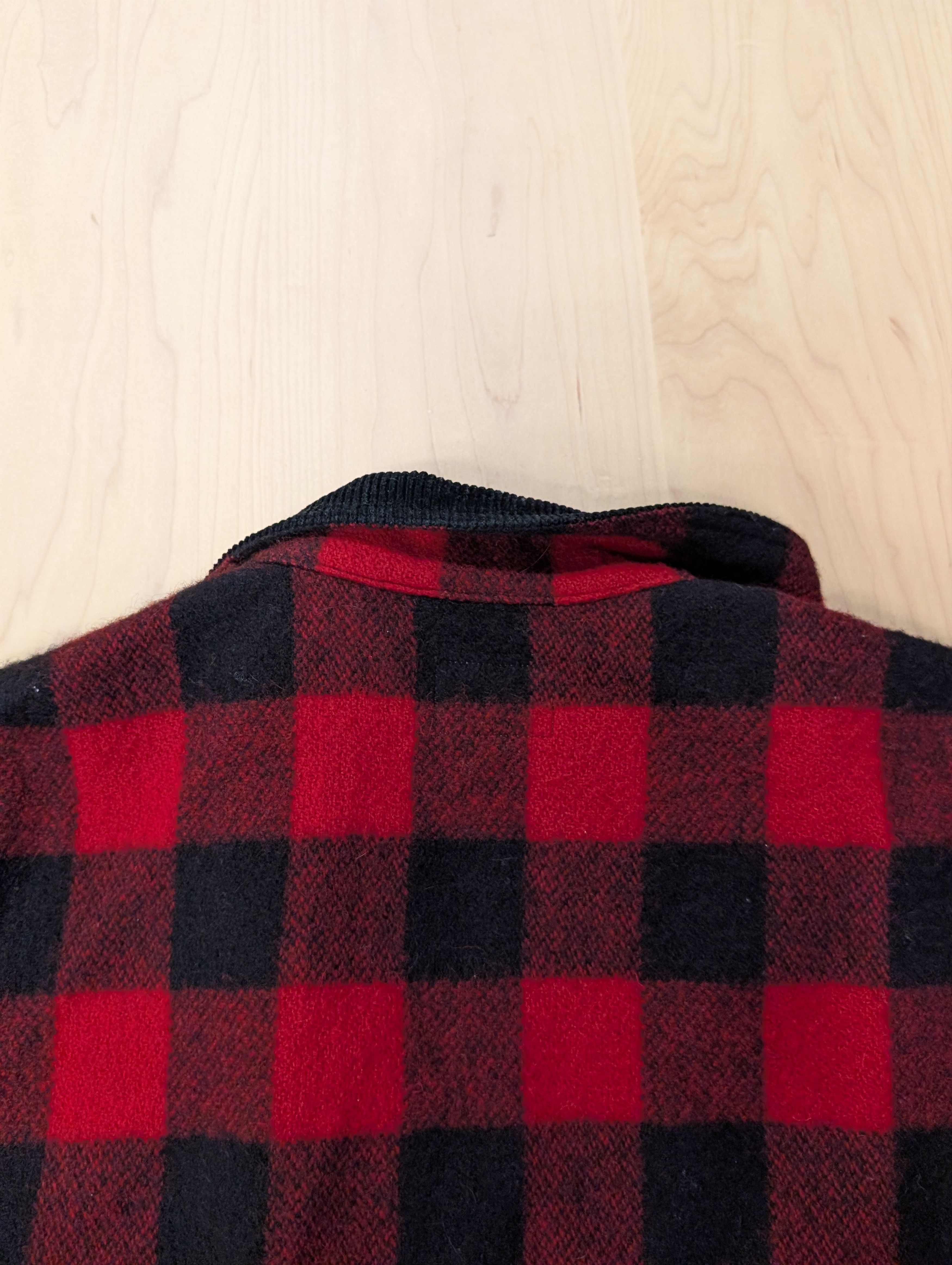 Rosa Rugosa Rosa Rugosa Red & Black Wool Plaid Jacket Size US XXL / EU 58 / 5 - 6 Thumbnail
