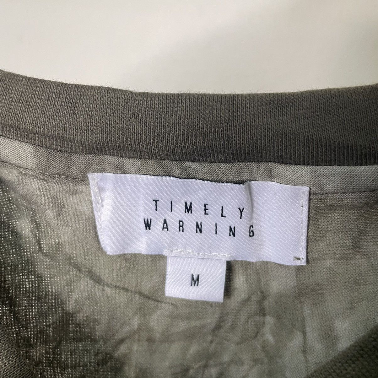 Japanese Brand Japanese Brand x Timely Warning Tie Dye Design T Shirt Size US M / EU 48-50 / 2 - 3 Thumbnail