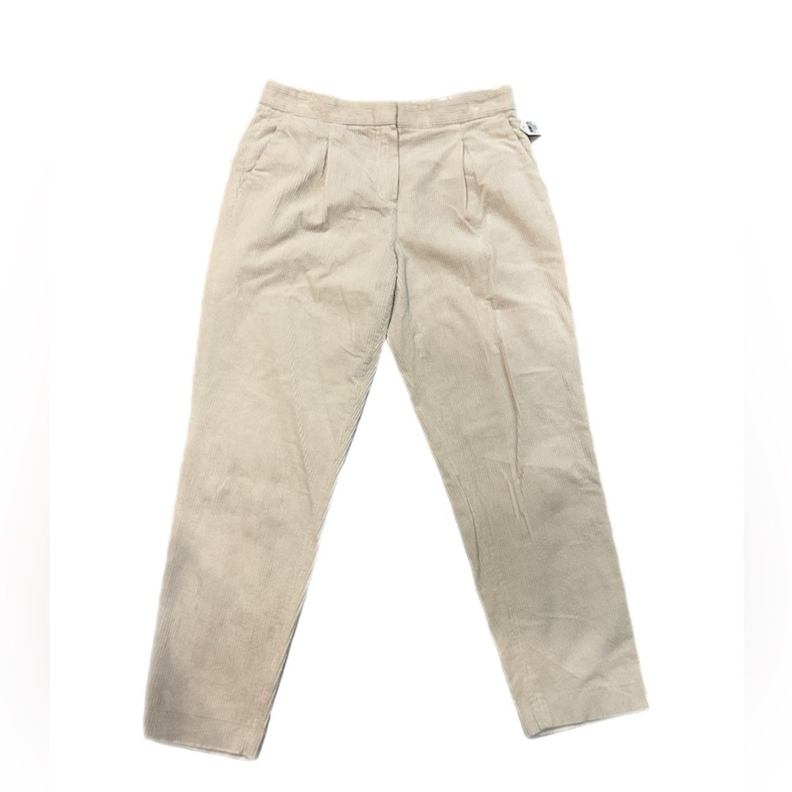 Vintage Cotton Corduroy Off-White Pants Size 32" / US 10 / IT 46 - 1 Thumbnail