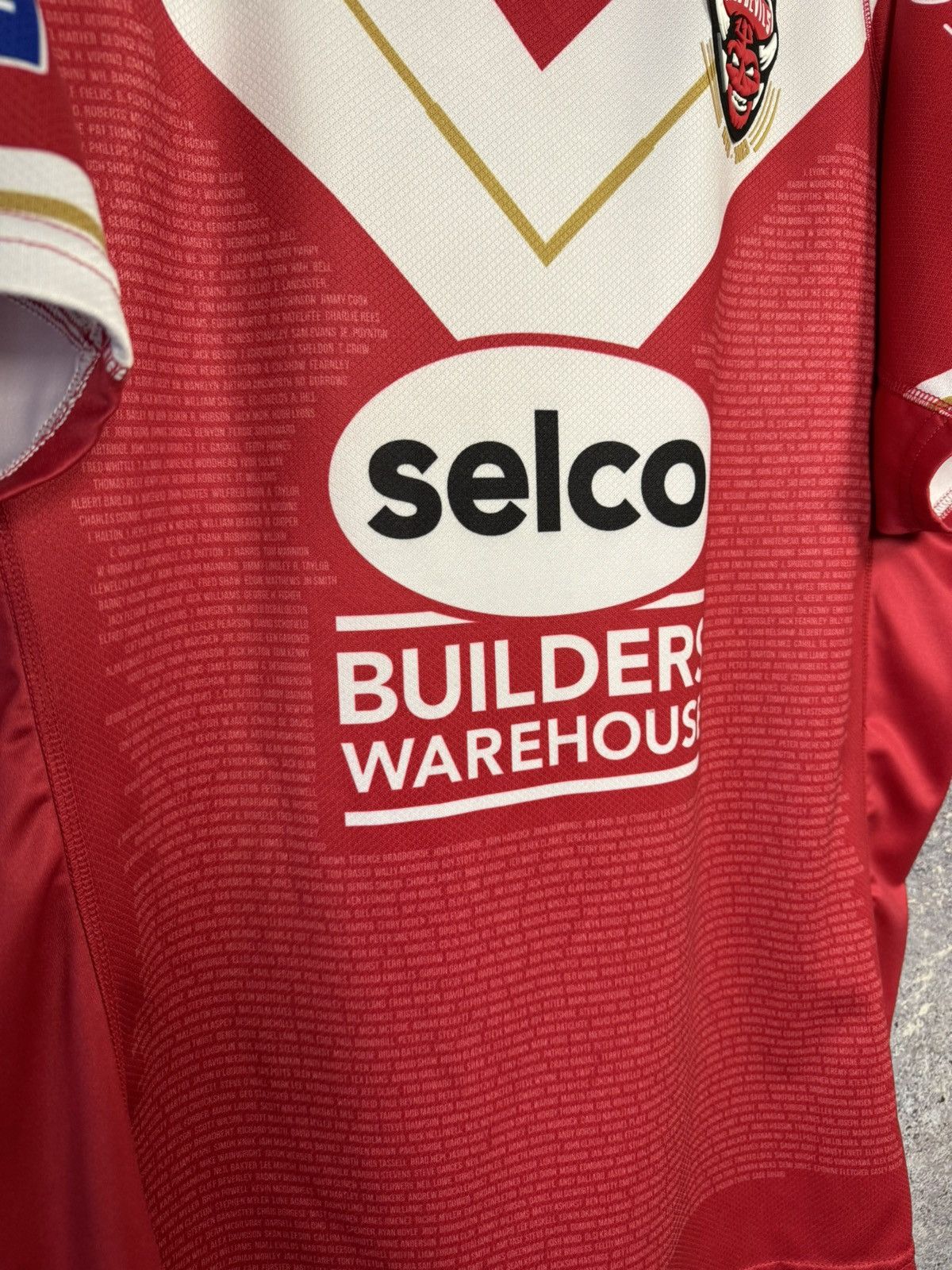 Vintage Salford Red Devils Rugby Jersey Men’s Size XL Size US XL / EU 56 / 4 - 6 Thumbnail