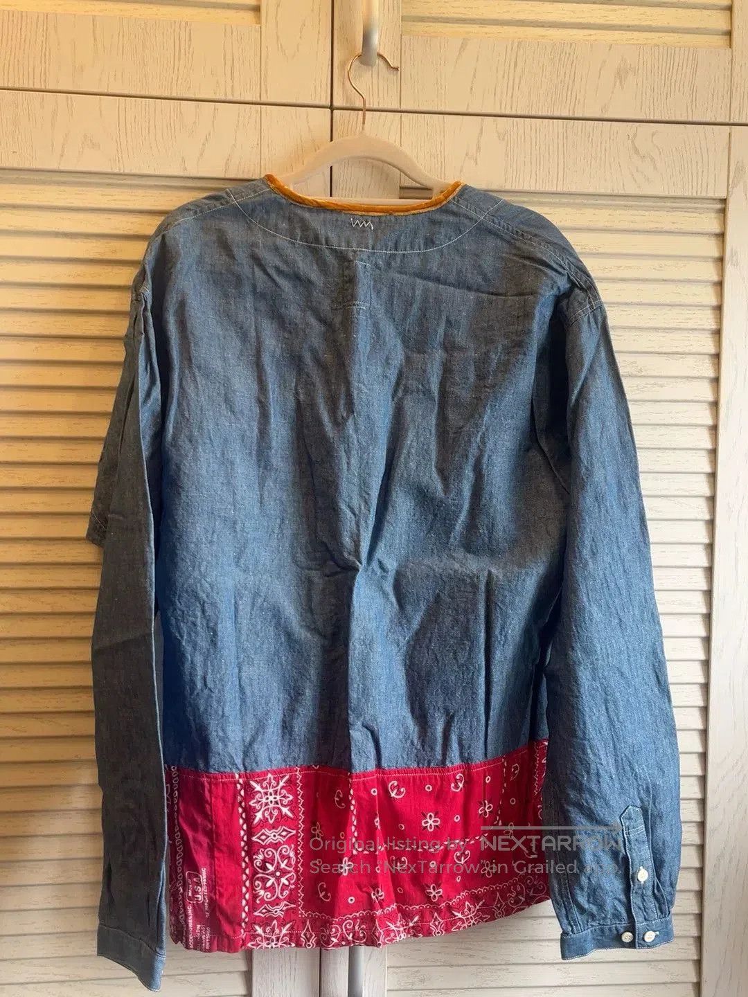 Visvim visvim Denim Shirt with Red Bandana. Size US M / EU 48-50 / 2 - 6 Thumbnail
