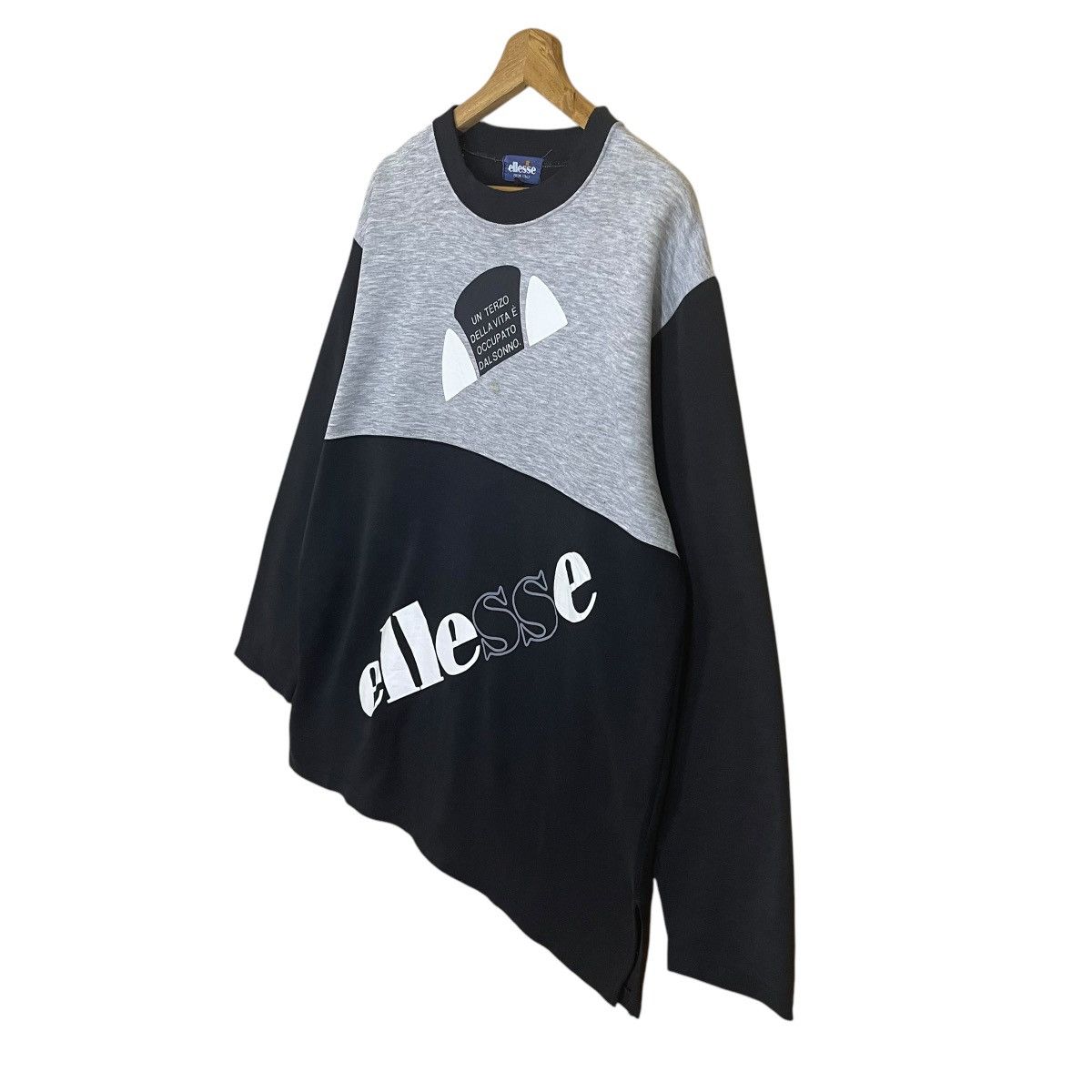 Ellesse Vintage 90’s Ellesse Big Logo Spellout Crewneck Sweater Size US L / EU 52-54 / 3 - 3 Thumbnail