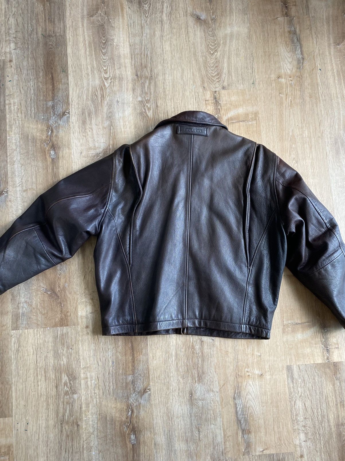 Nautica Vintage Nautica leather jacket Size US L / EU 52-54 / 3 - 2 Thumbnail