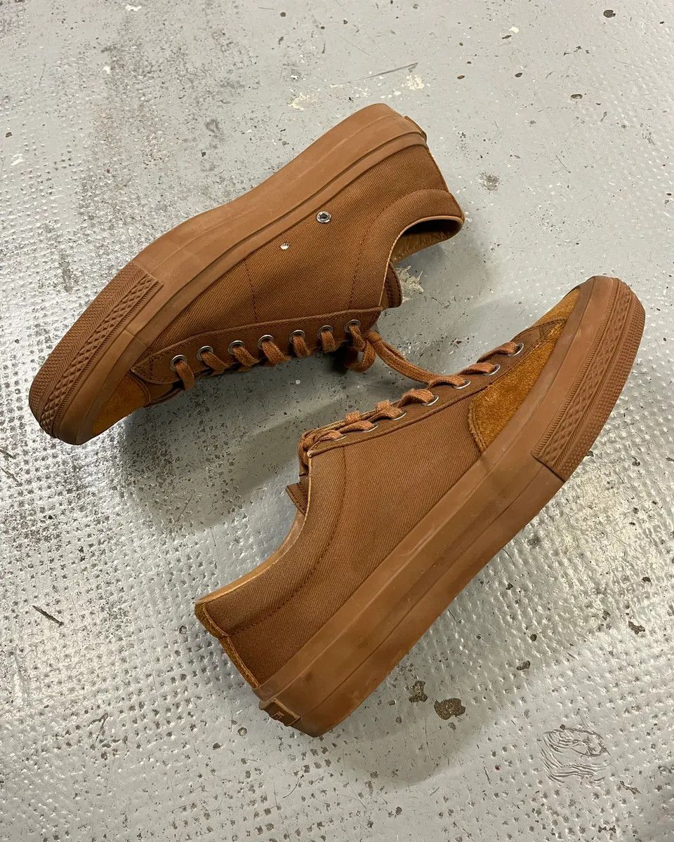 Dries Van Noten Dries Van Noten Brown Tan Suede Low-Top Sneakers Size US 8 / EU 41 - 4 Thumbnail