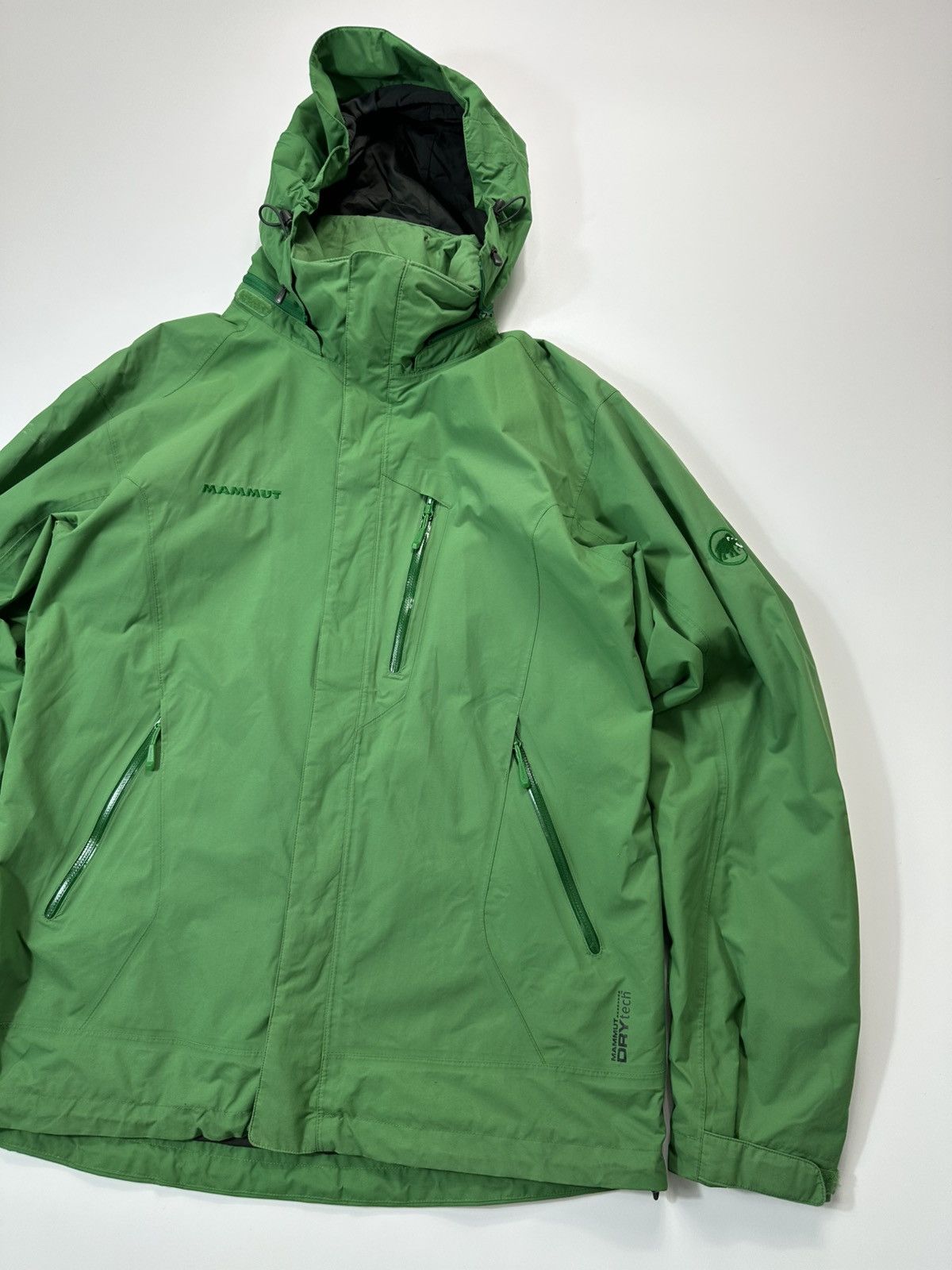 Mammut Mammut Dry Tech Jacket Hooded Men's L Green Size US L / EU 52-54 / 3 - 4 Thumbnail
