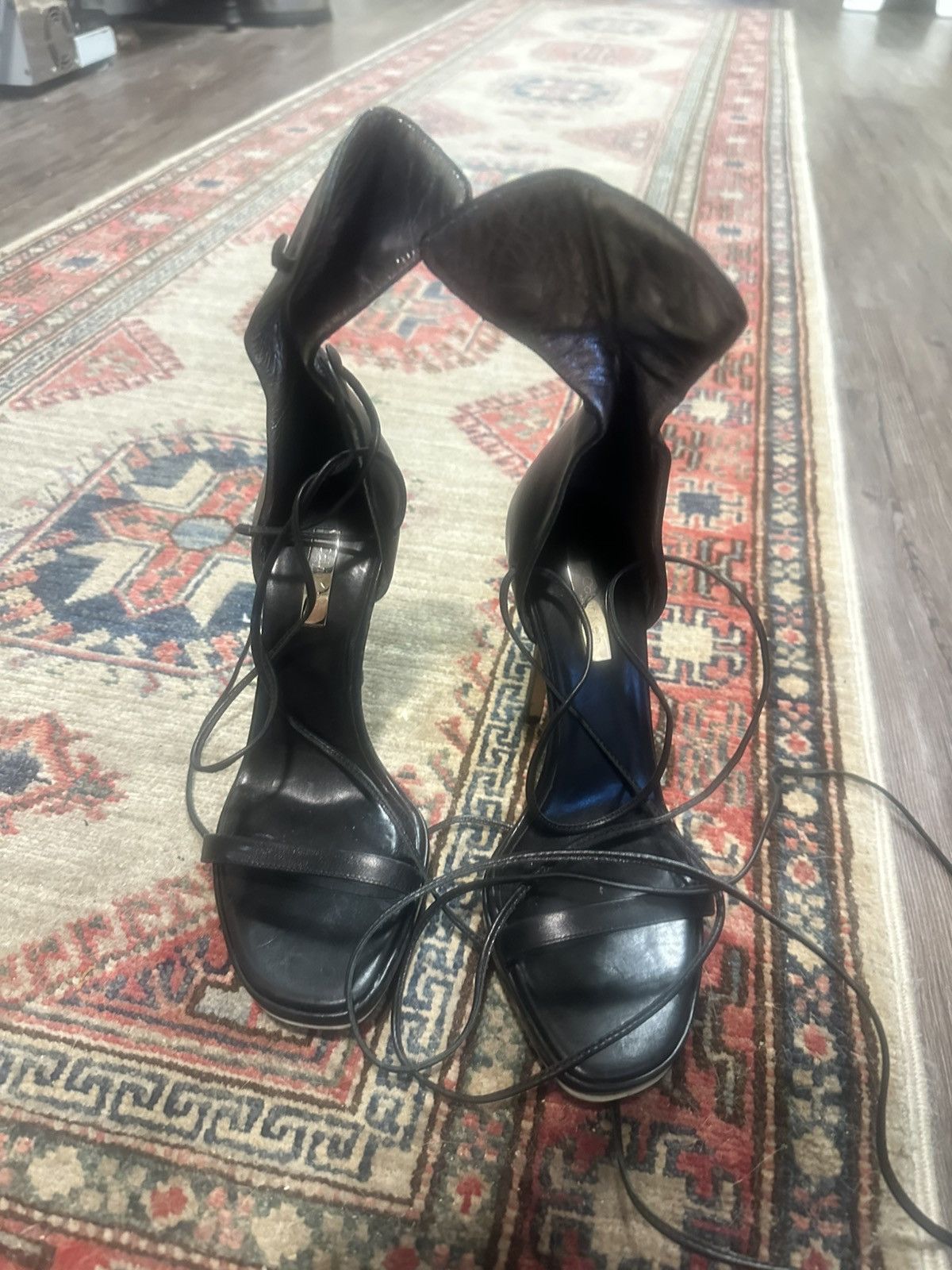 Calvin Klein 2007 CALVIN KLEIN COLLECTION HEELS Size US 7.5 / IT 37.5 - 3 Thumbnail