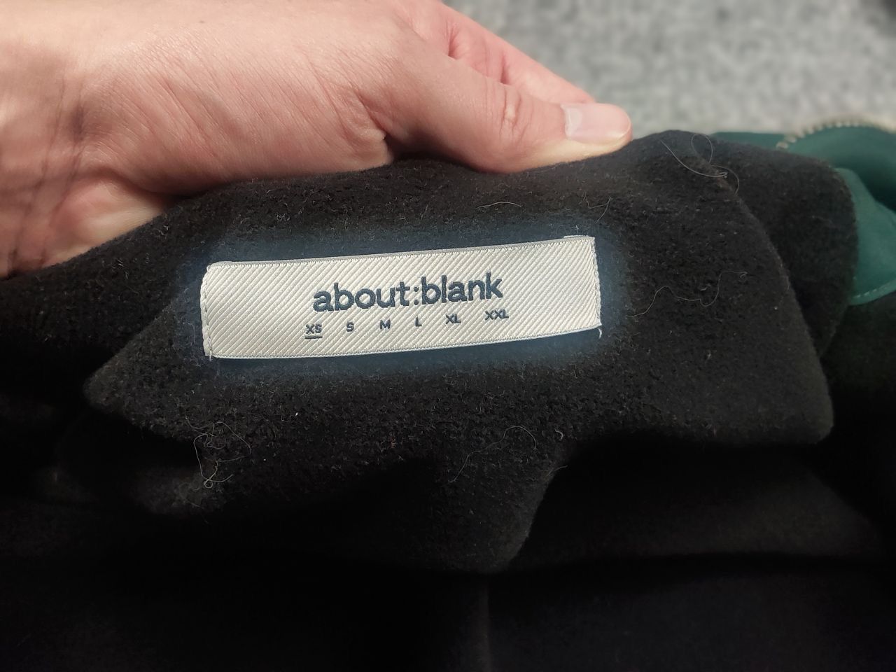 About:Blank About:blank Design Men's Box Logo Cropped Jacket Epsom Green Size US XS / EU 42 / 0 - 14 Thumbnail