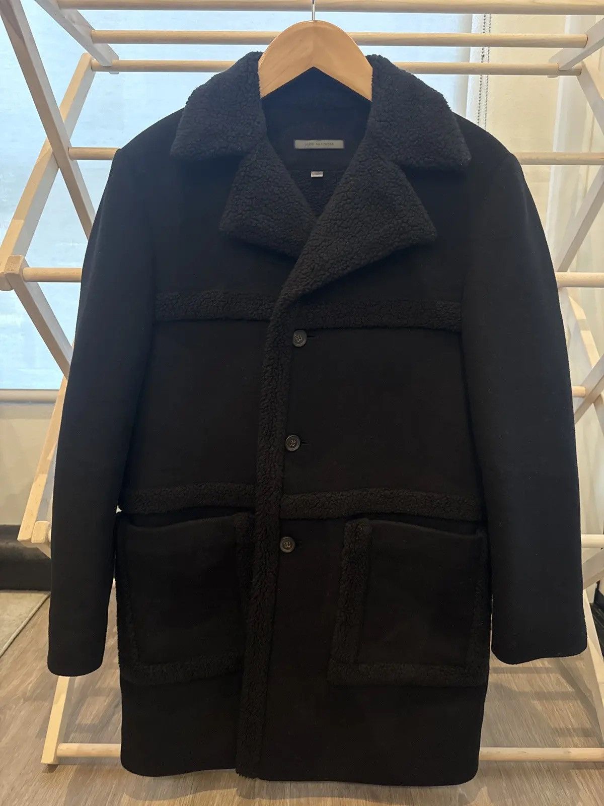 John Varvatos John Varvatos Wool Overcoat Size US M / EU 48-50 / 2 - 1 Thumbnail
