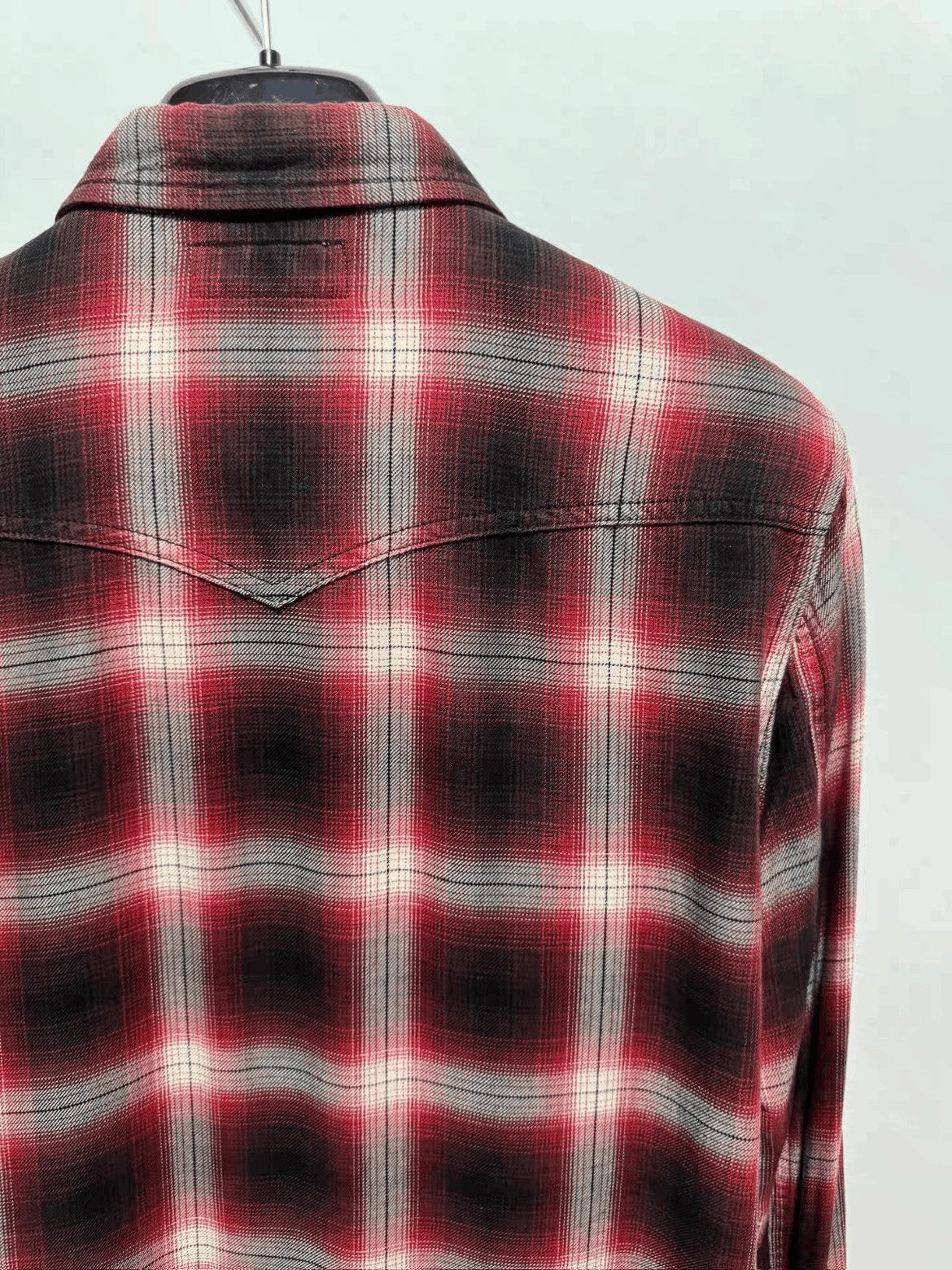 Saint Laurent Paris Saint Laurent Paris by Hedi 16AW Western Plaid Shirt-2508 Size US S / EU 44-46 / 1 - 4 Thumbnail