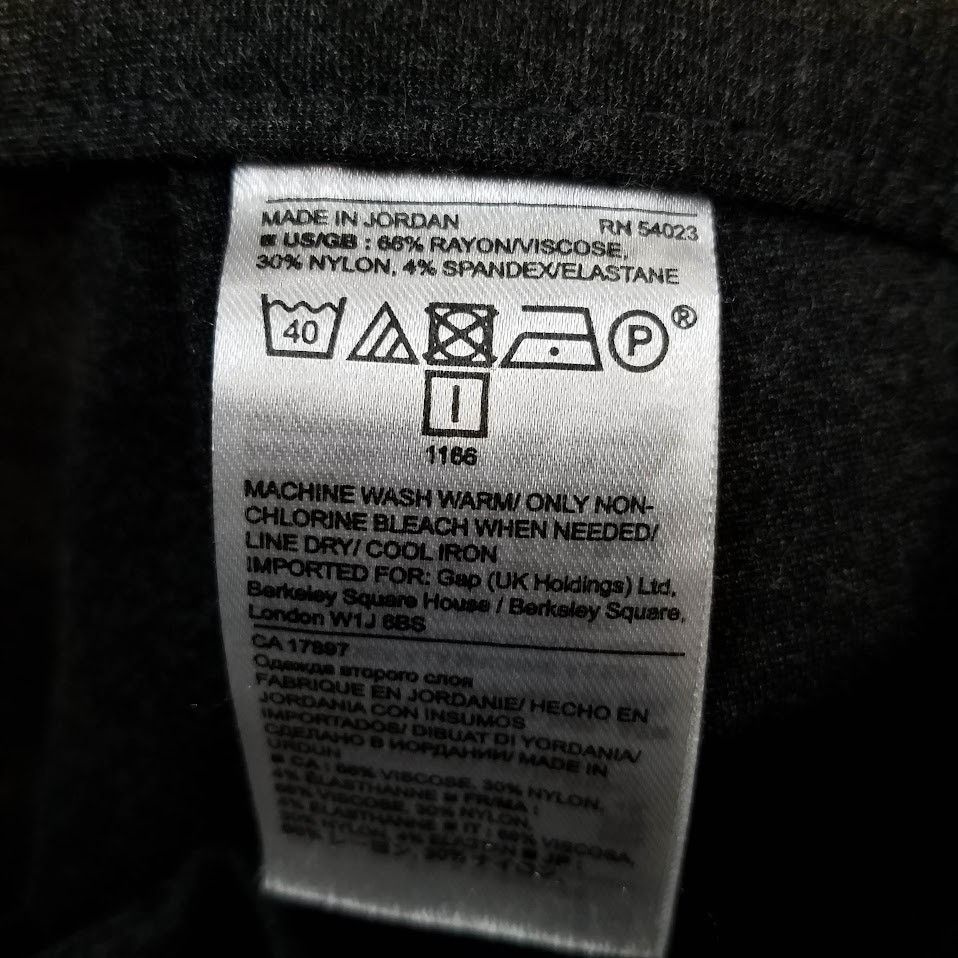 Banana Republic Banana Republic slim tapered jersey trousers pants sz 8 gray Size 30" / US 8 / IT 44 - 4 Thumbnail