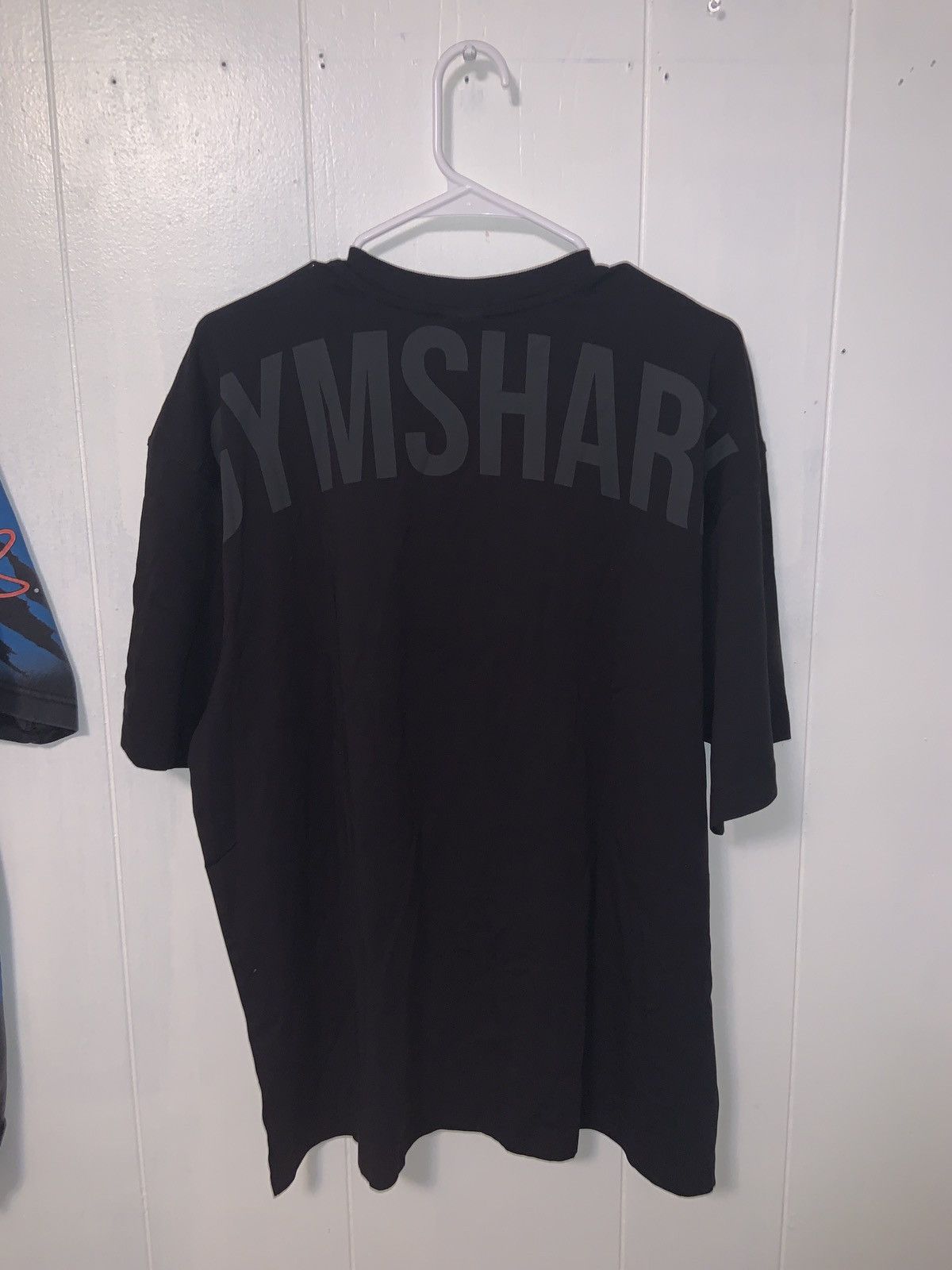 Gymshark Mens - Gymshark Power T Shirt - Size L - Black/Gray Size US L / EU 52-54 / 3 - 8 Thumbnail