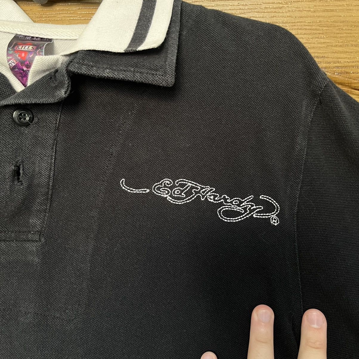 Ed Hardy Vintage Ed Hardy Polo T-shirt Size US M / EU 48-50 / 2 - 8 Thumbnail