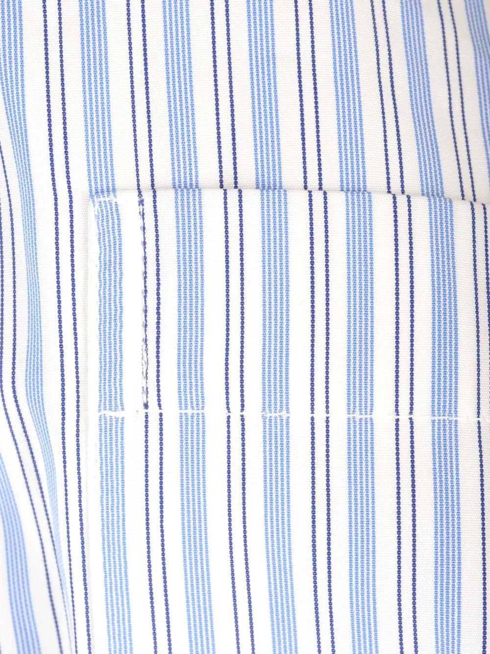 Bottega Veneta o1bcso1str0225 Cotton Striped Shirt in Multicolor Size M / US 6-8 / IT 42-44 - 4 Thumbnail