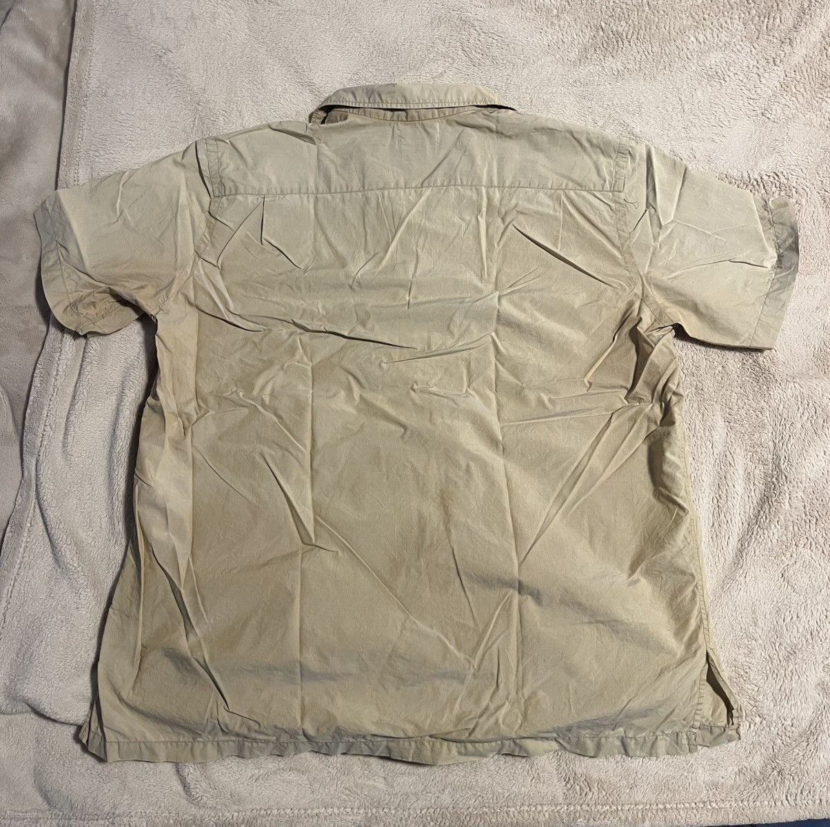 Izod Vintage Izod Tan Button Up Shirt Size US XL / EU 56 / 4 - 2 Thumbnail