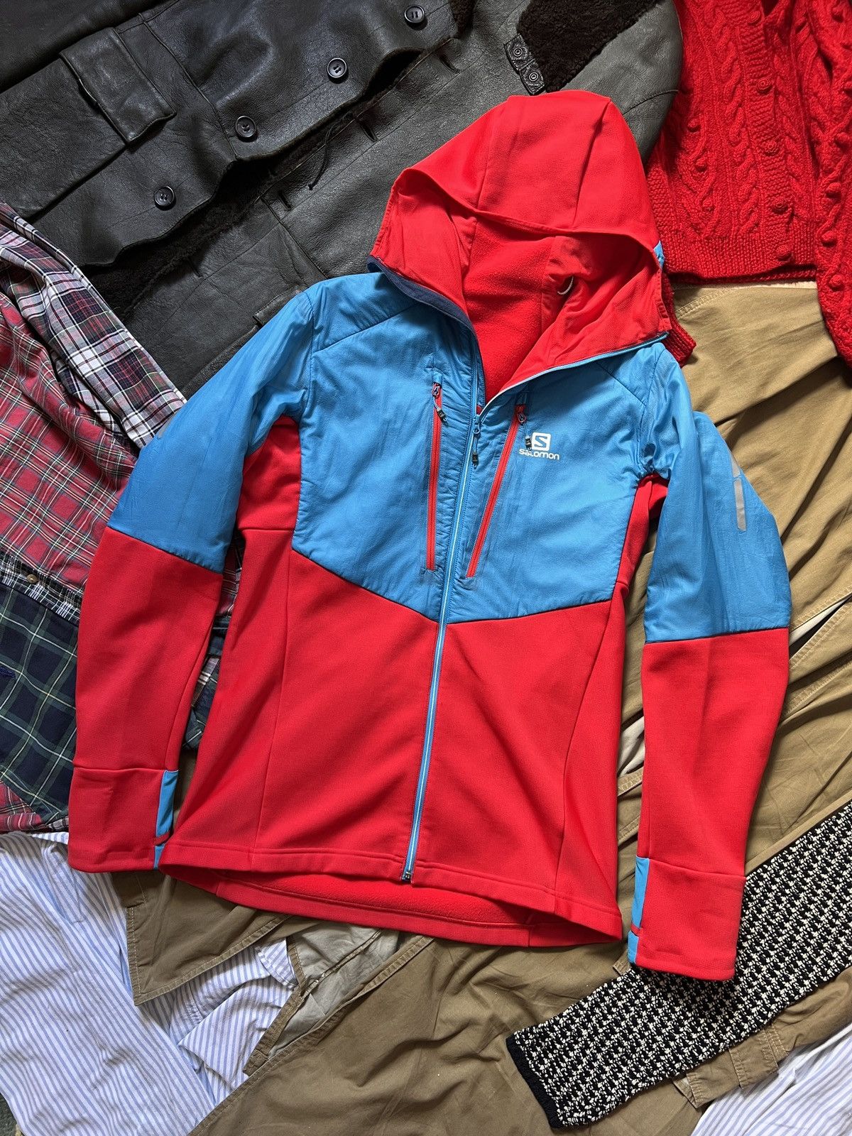 Salomon Salomon Drifter Air Mid Polartec Pertex Quantum Jacket Size US M / EU 48-50 / 2 - 3 Thumbnail